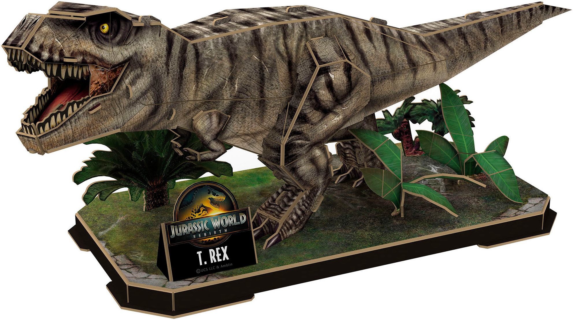 Revell® 3D-Puzzle Jurassic World Rebirth Dinosaurier T.Rex, 45 Puzzleteile
