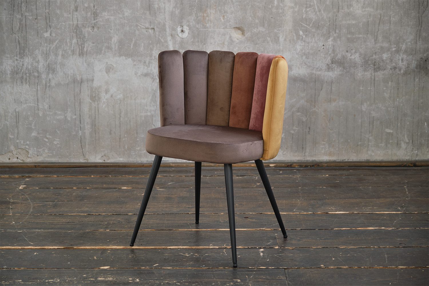 KAWOLA Esszimmerstuhl JADA Polsterstuhl - Bequemer Samt Stuhl - Elegant (1 St), Eleganter Samtbezug. Velvet. Designstuhl. Stabil. Komfortabel