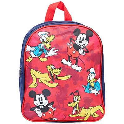 Disney Mickey Mouse Kindergartentasche Micky Maus und Freunde, für Jungen Kinderrucksack 30 cm