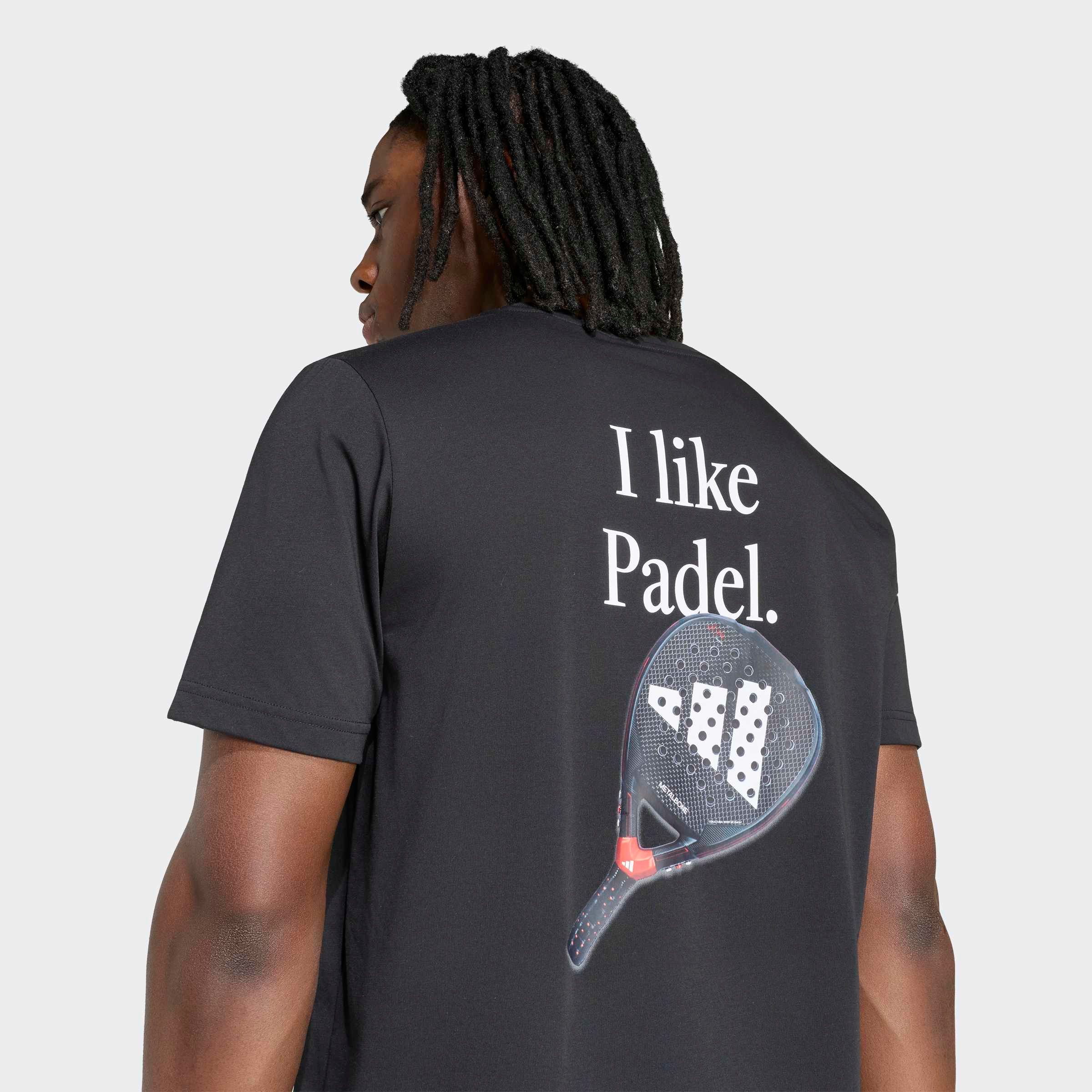 adidas Performance T-Shirt M PADEL CAT G T mit Rundhalsausschnitt, ohne Verschluss, aus Polyester