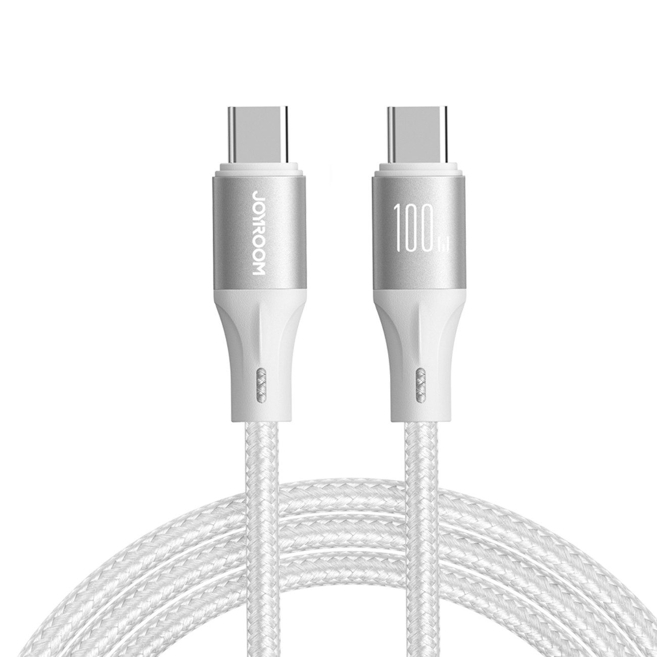 JOYROOM Light-Speed USB-Kabel, USB-C, USB-C (100 cm), 100 W Power Delivery, 480 Mbit/s, Nylon-geflochten