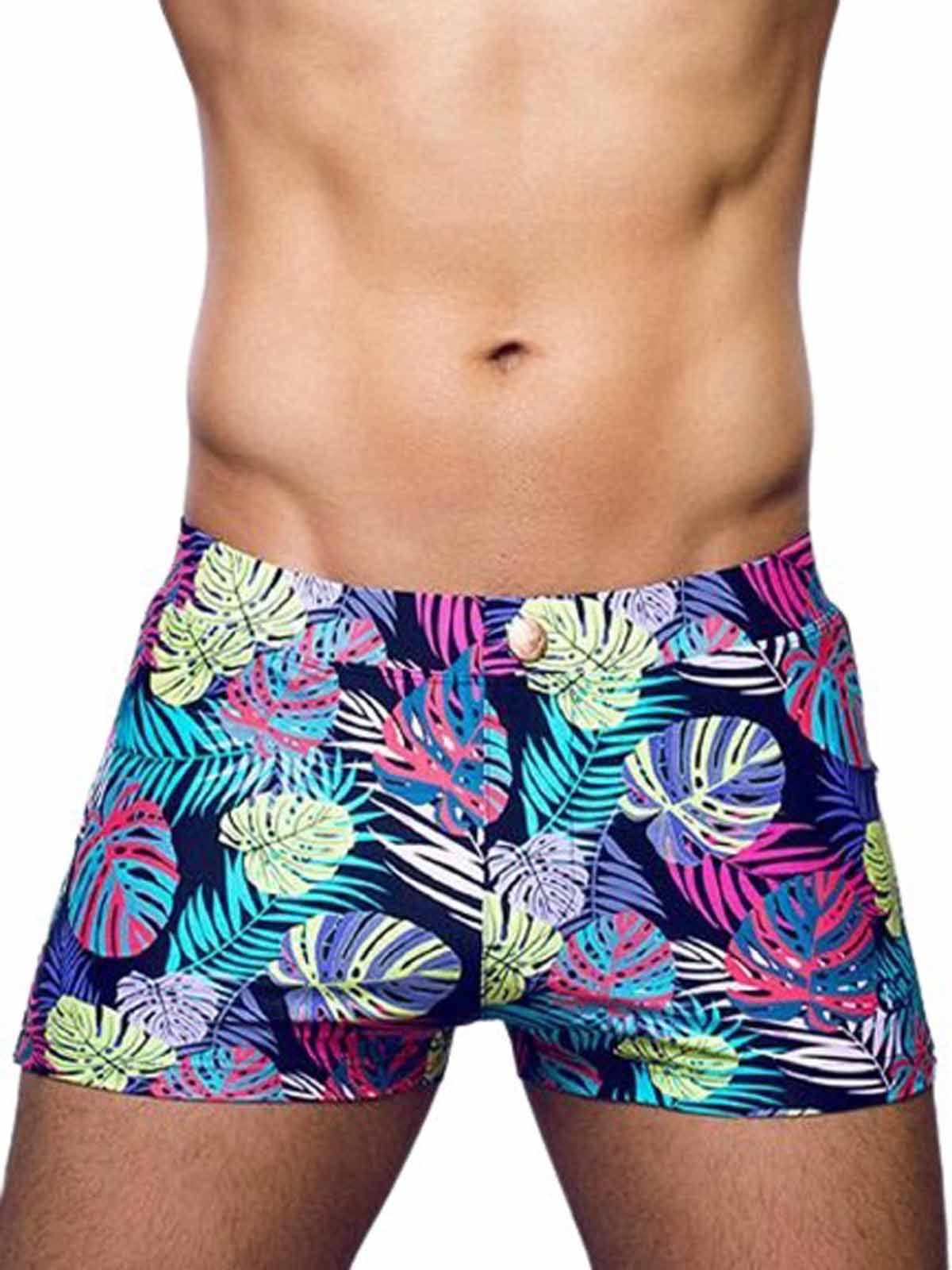 2eros Badehose 2Eros Print Bondi Bar Beach Swim Trunks Monstera Black (Seri günstig online kaufen