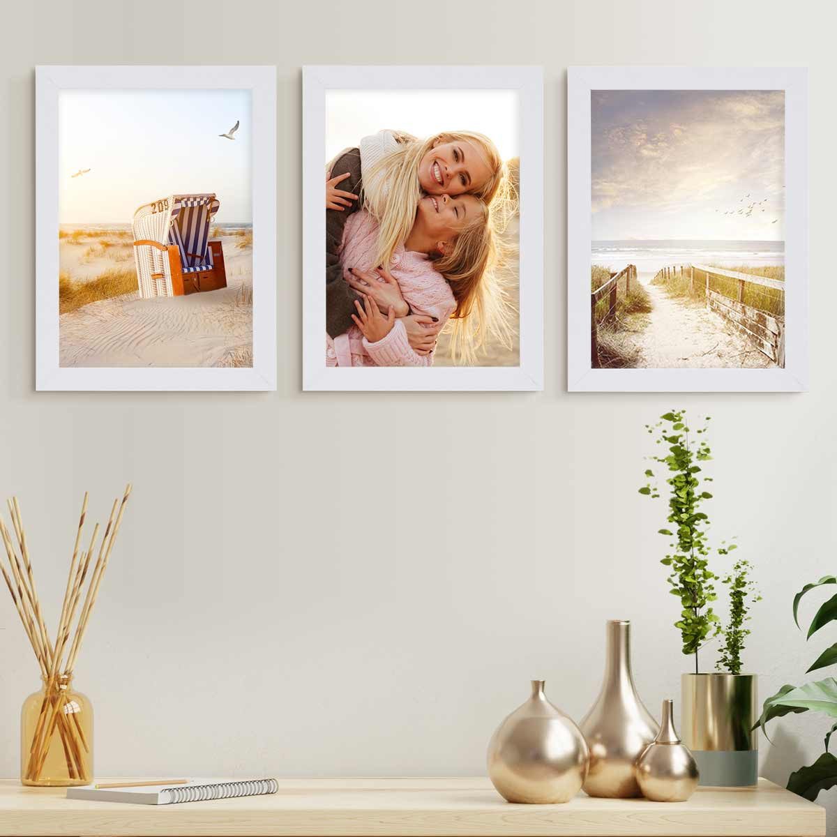 PHOTOLINI Bilderrahmen 3er Set breite Rahmen, günstig online kaufen