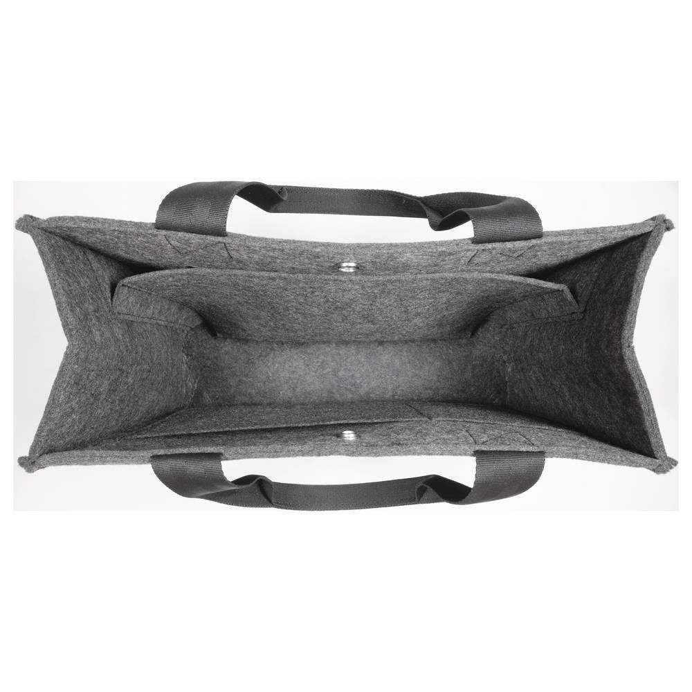 Sigel Laptoptasche Notebook Tasche Desk Sharing Bag Basic M Synthetischer Filz Dunkelgrau