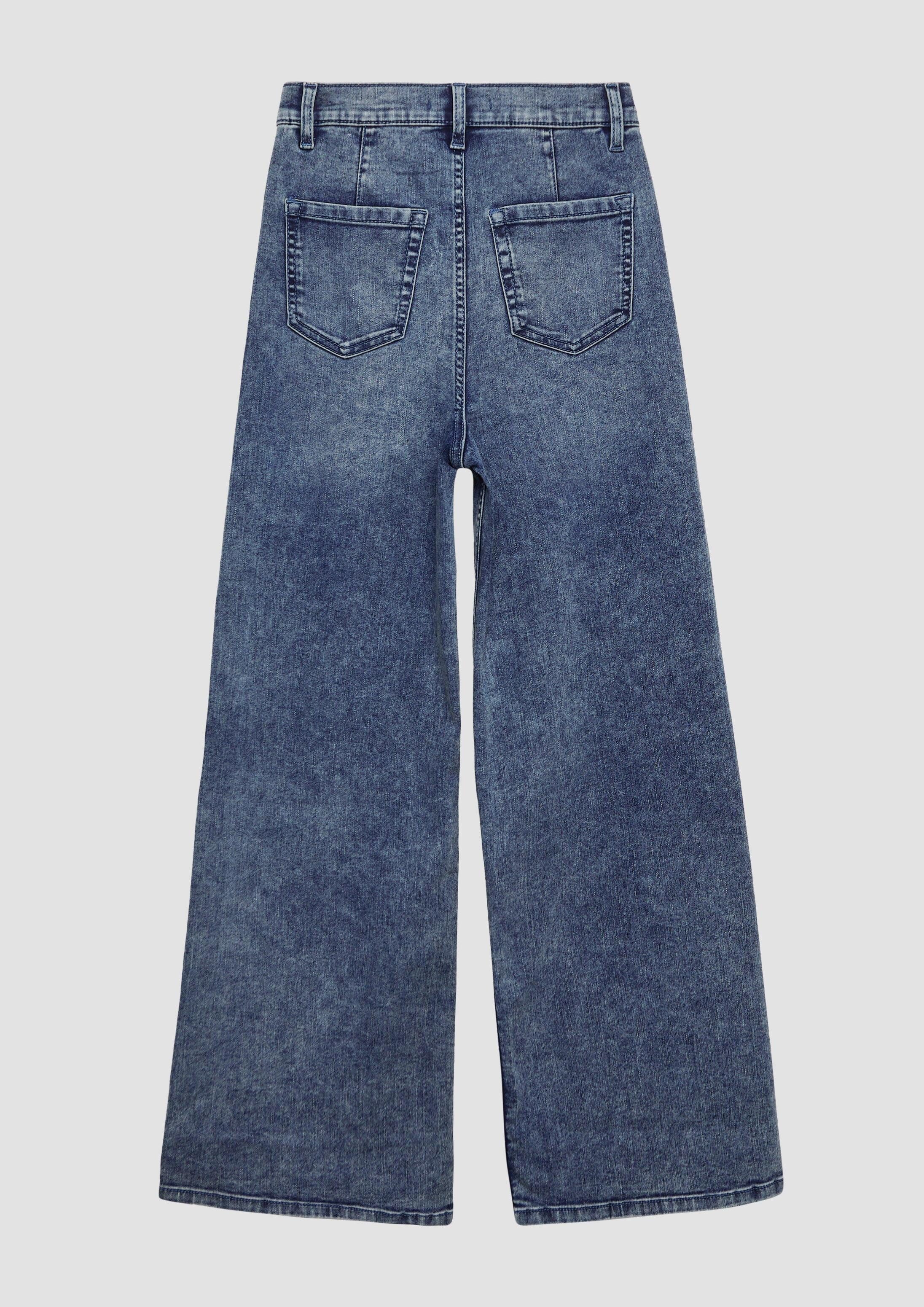 s.Oliver Weite Jeans Jeans-Hose Jeans / Regular Fit / High Rise / Wide Leg – Bild 2 von 4