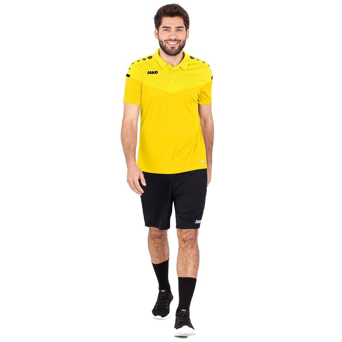 Jako Poloshirt Champ 2.0 (100% Polyester) gelb Herren