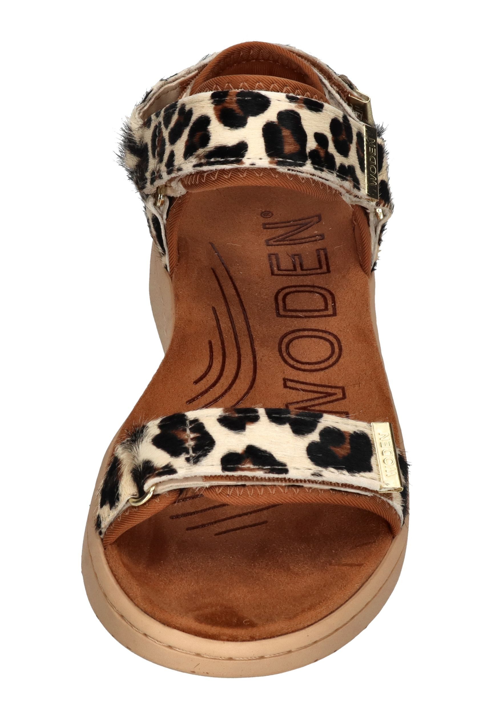 WODEN LINE ANIMAL WL673 Sandale Leopard