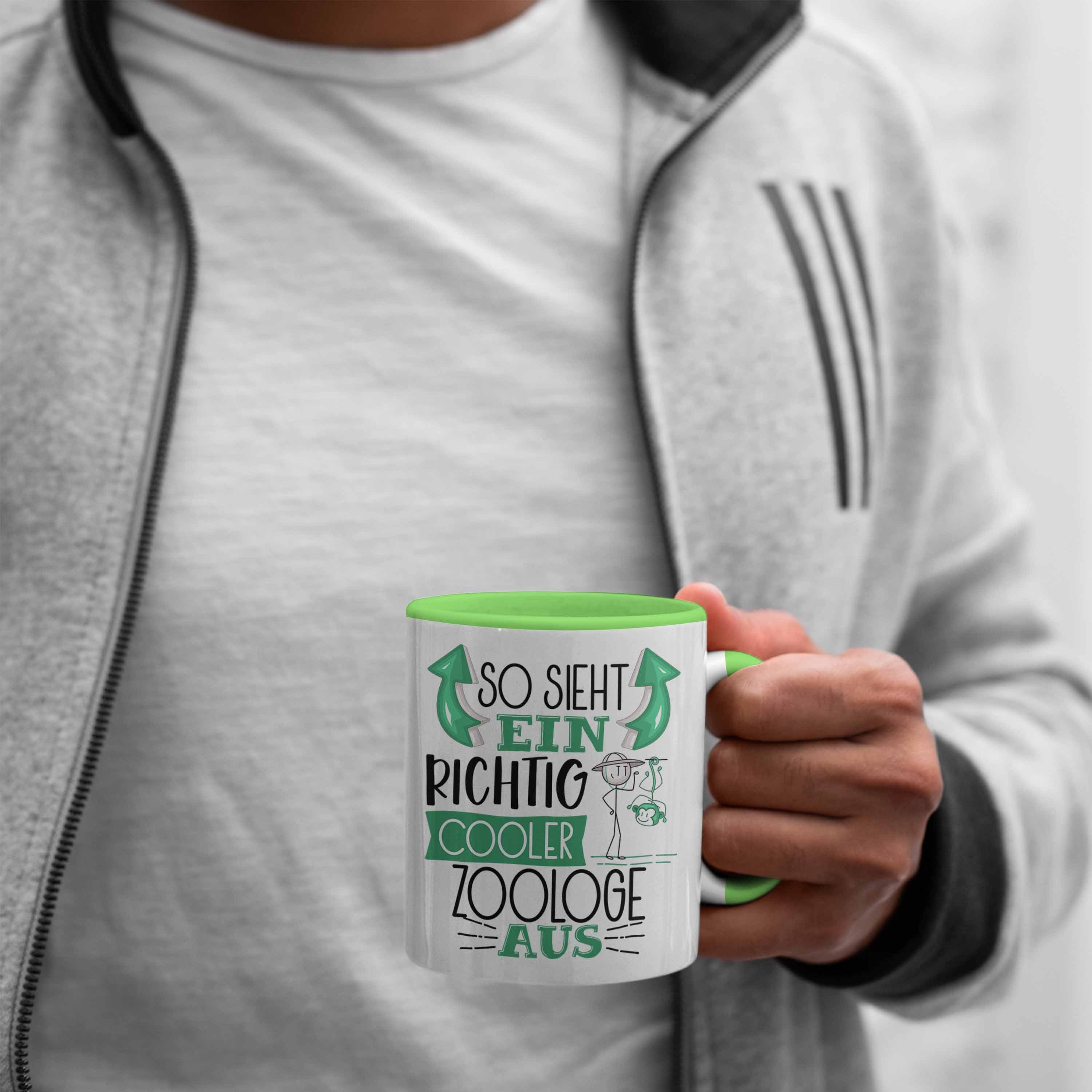 Aus Zoologe Geschenk Zoologe Ein Trendation Gesche Sieht So Grün Cooler RIchtig Tasse Tasse