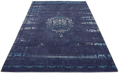 Teppich Medaillon, GALLERY M branded by Musterring, rechteckig, Höhe: 5 mm, Flachgewebe, Wohnzimmer
