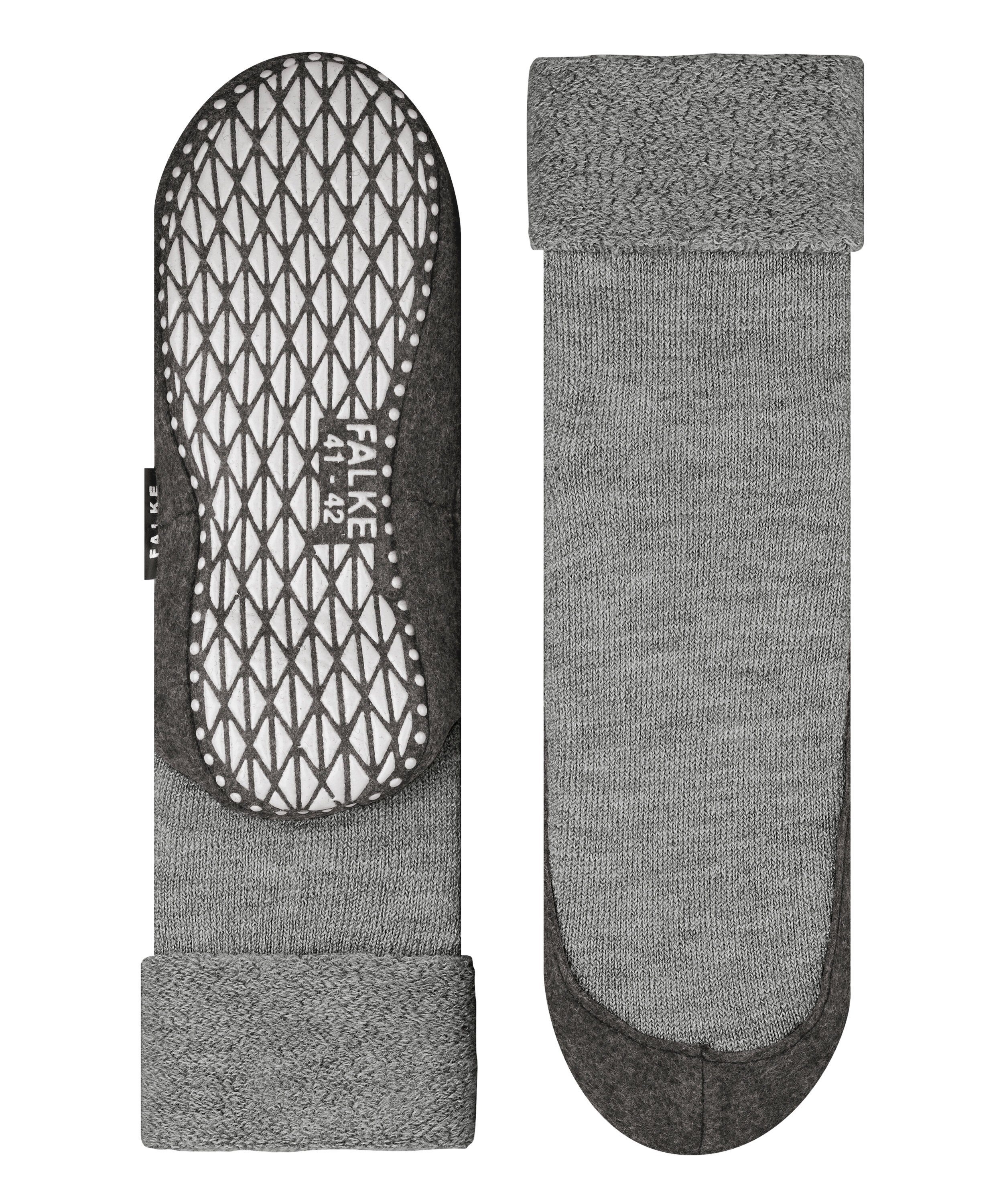 grey FALKE mel. Cosyshoe Socken (1-Paar) (3271)