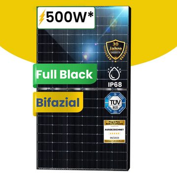 Stegpearl Solarmodul 500W Bifazial Glas-Glas Photovoltaik Solarpanel Solar Panel