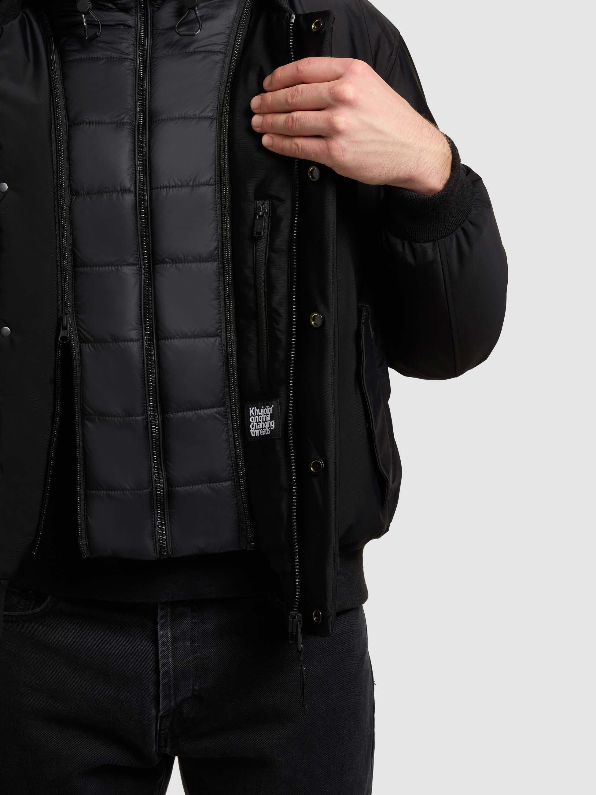 khujo Outdoorjacke Clemat Warme Winterjacke mit abnehmbarem Inlayer