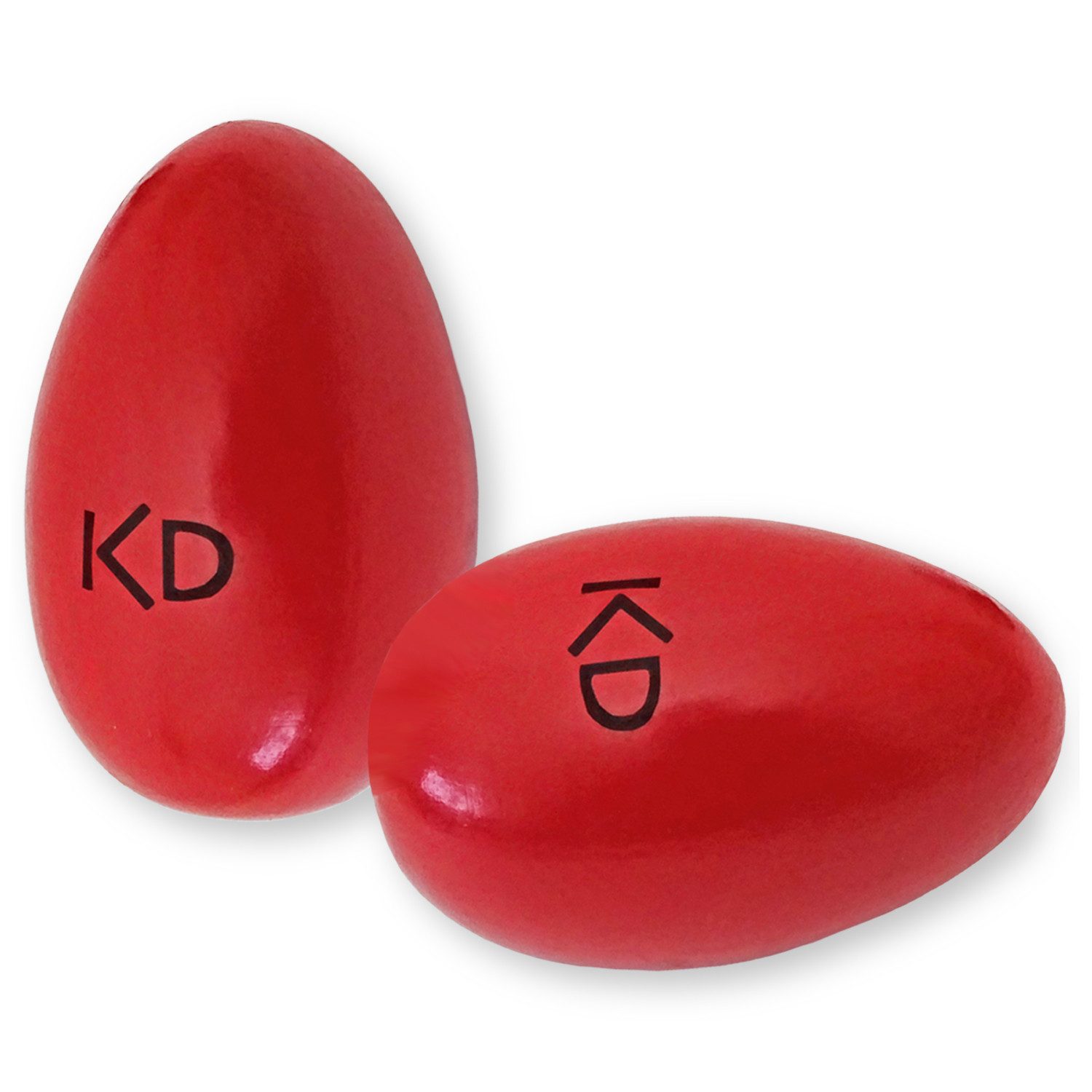 keepdrum Shaker keepdrum Shaker Eggs aus Holz Rot 1 Paar,Set, 1 Paar