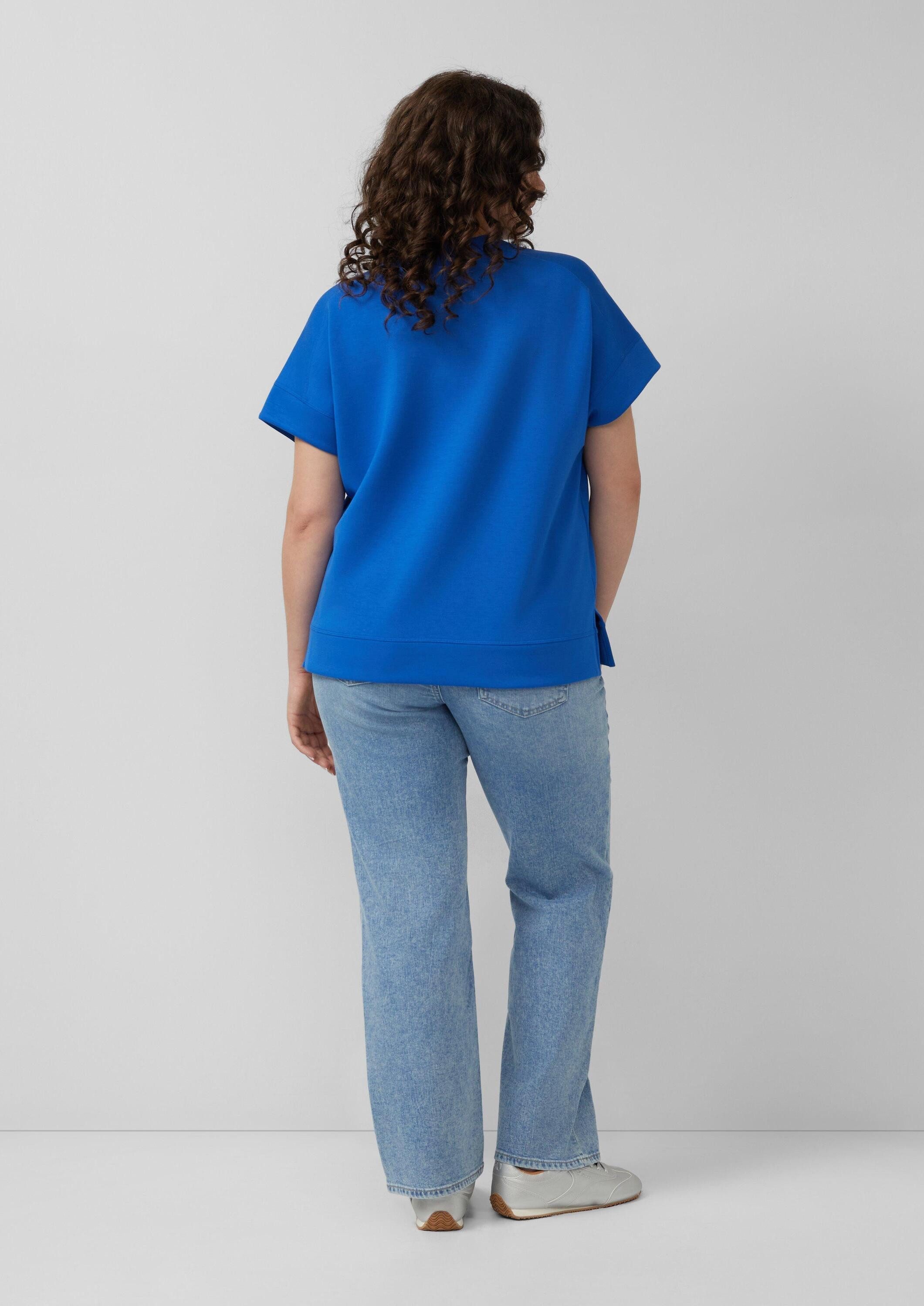 s.Oliver Sweatshirt Sweatshirt Scuba-Sweatshirt im Relaxed Fit