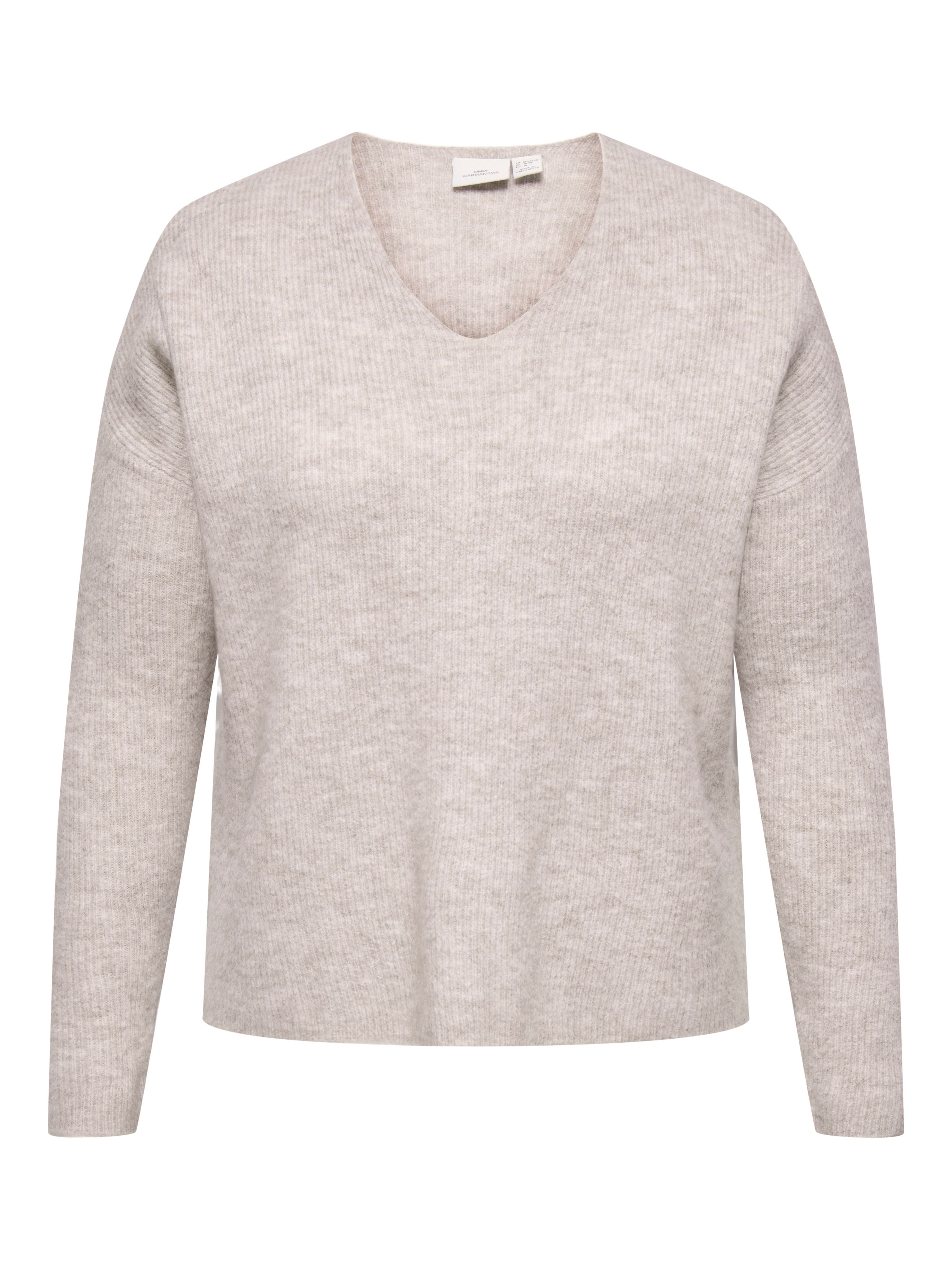 ONLY CARMAKOMA Strickpullover CARCAMILLA V-NECK L/S günstig online kaufen