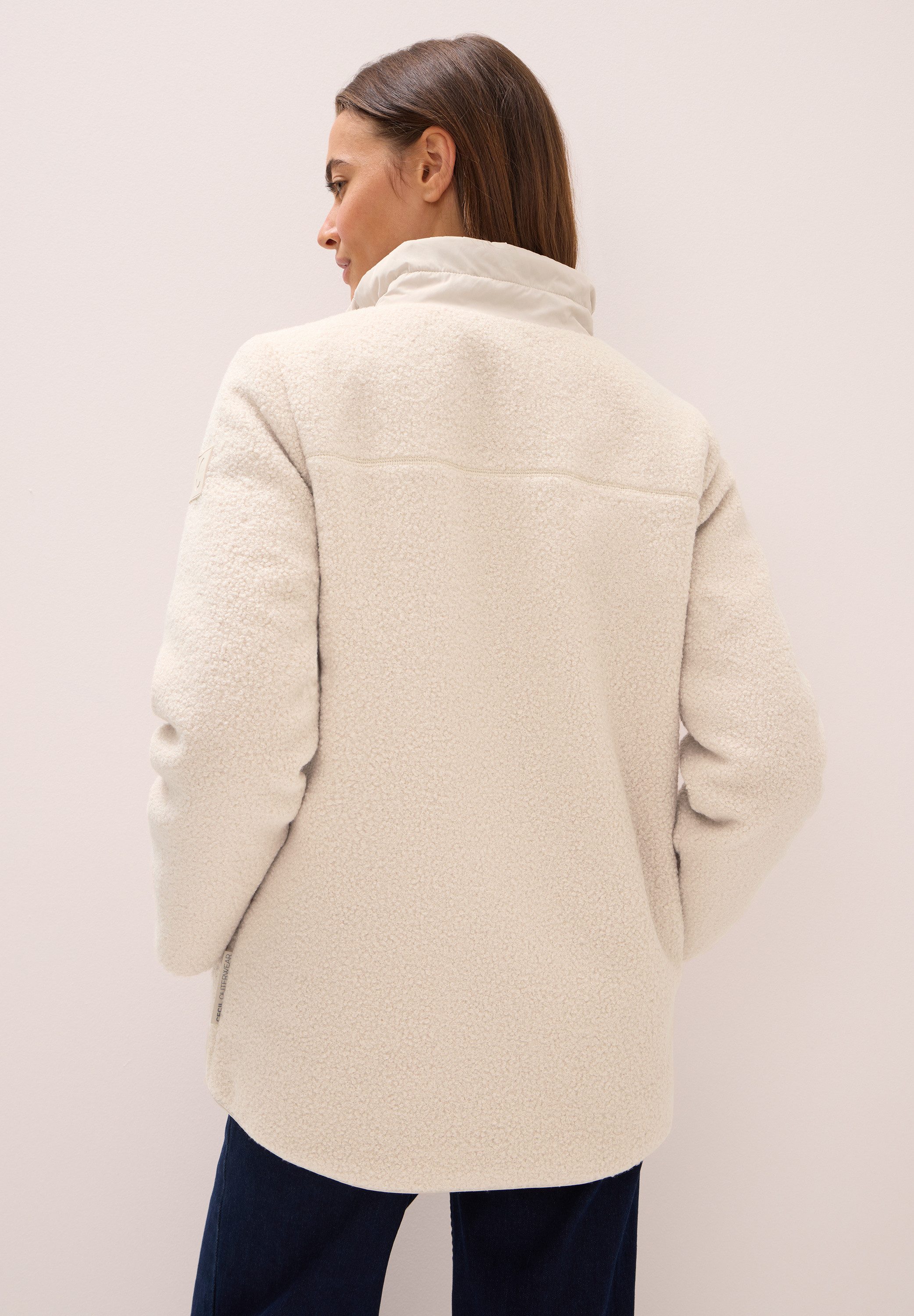CECIL Fellimitatjacke mit Reißverschluss-Detail günstig online kaufen