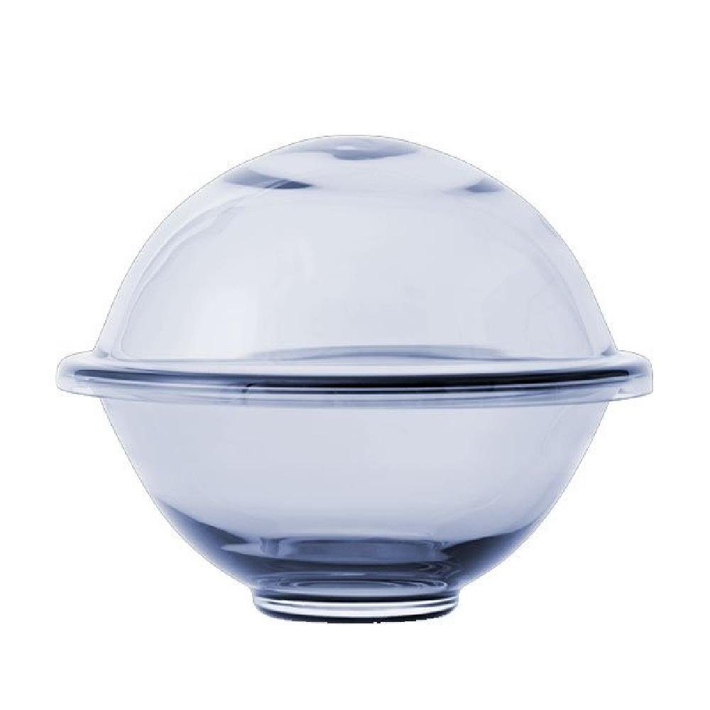 Lyngby Porcelæn Schmuckkassette Porcelain Bonbonniere Chapeau Glas Midnight Blue (16cm)