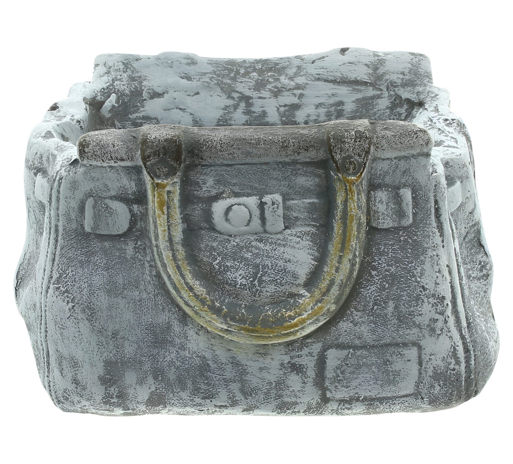 Dekoleidenschaft Blumentopf "Handtasche" in Stein Optik, günstig online kaufen