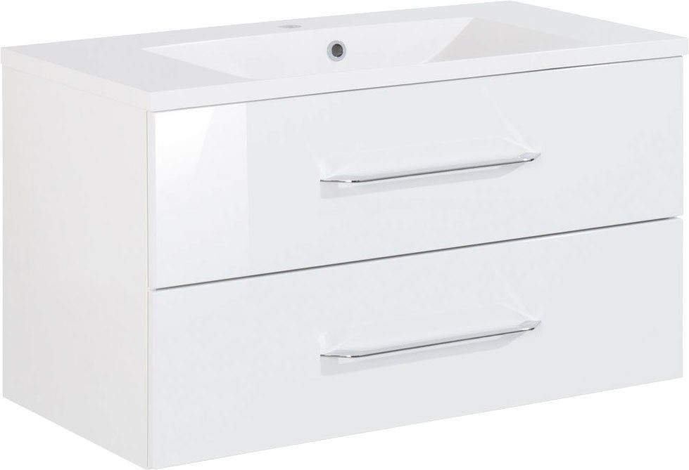 FACKELMANN Waschtisch B.clever, Badmöbel Breite 90 cm