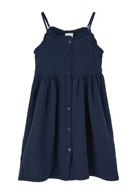 s.Oliver Minikleid Kleid mit Rüschen Riegel