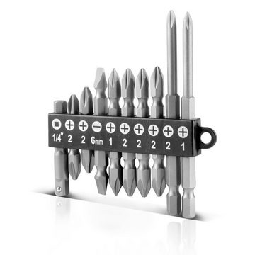 STAHLWERK Bit- und Steckschlüsselset 29-teiliges Schraubendreher-Bit-Set, Set, 20-St., mit Sechskant-Schaft für Akkuschrauber, Bitsatz und Stecknusssatz