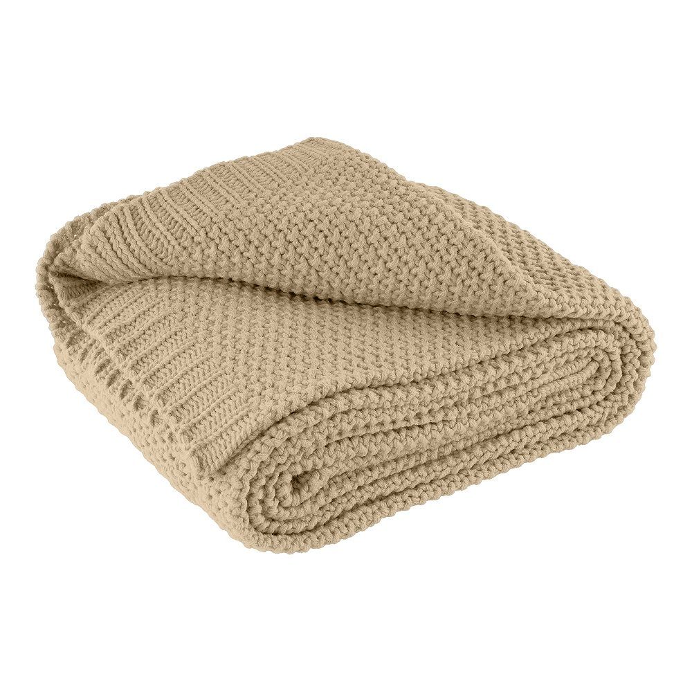 Wohndecke Strick, wometo, OEKO-TEX®, Kuscheldecke mit günstig online kaufen