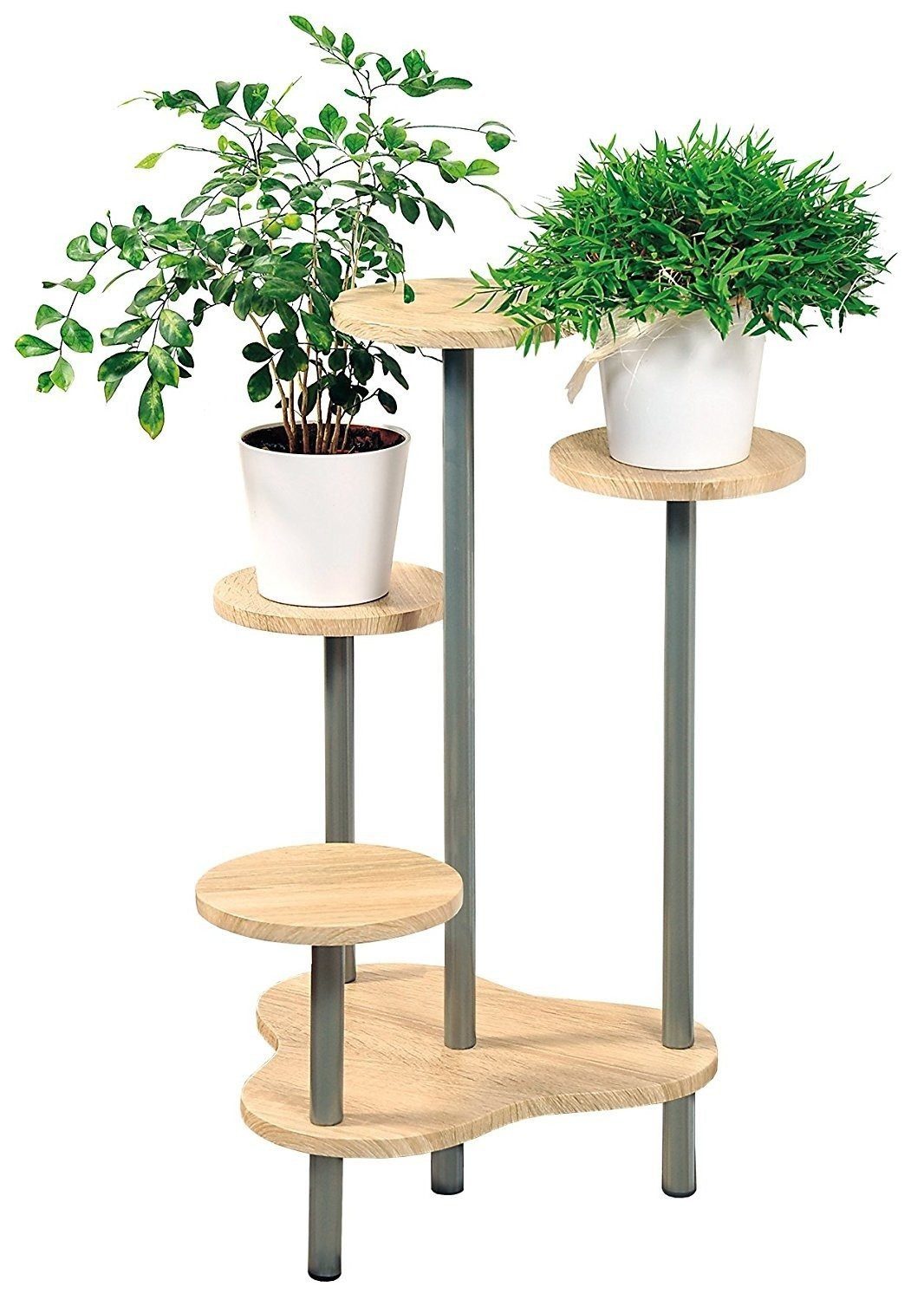 Kesper Blumenständer Topfblumengestell, Blumenbeet mit 4 Einlegeböden