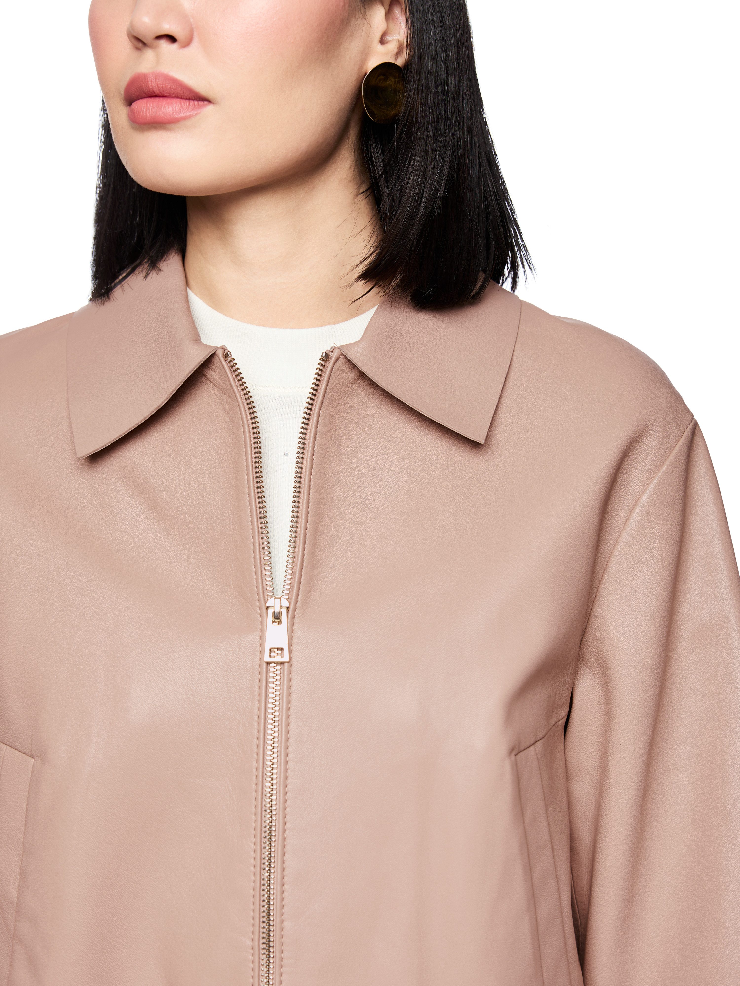 Marc Cain Lederjacke Neutral Affinity Premium Damenmode günstig online kaufen