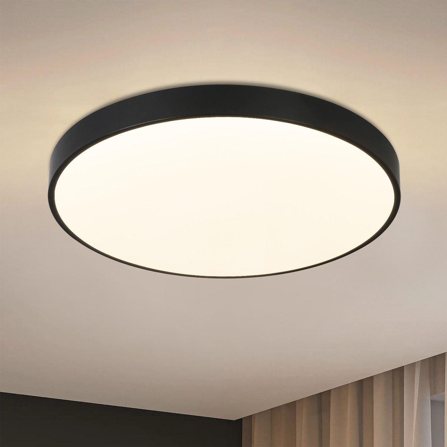 Nettlife LED Panel Modern Runde Badezimmerlampe günstig online kaufen