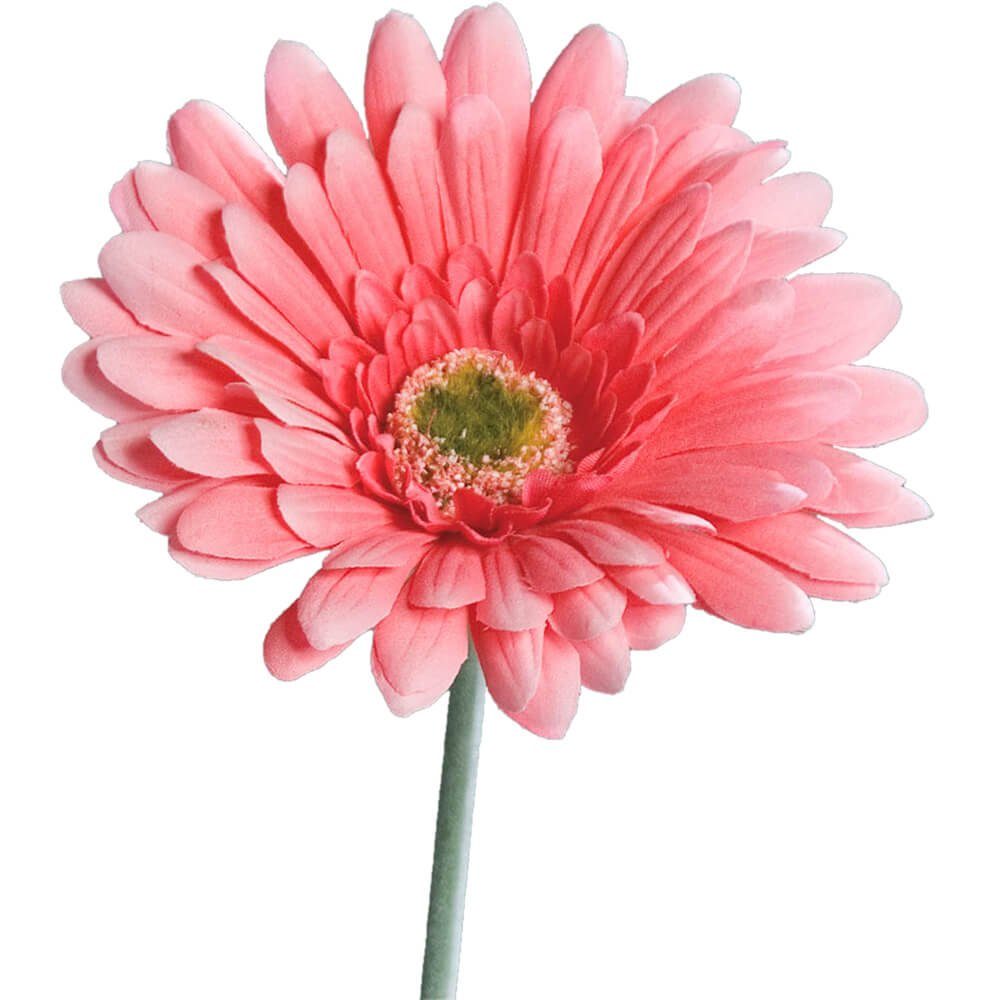 Kunstblume Gerbera Kunstblumen Blüten 1 Stk 56 cm rosa Gerbera, matches21 HOME & HOBBY, Höhe 56 cm, Indoor