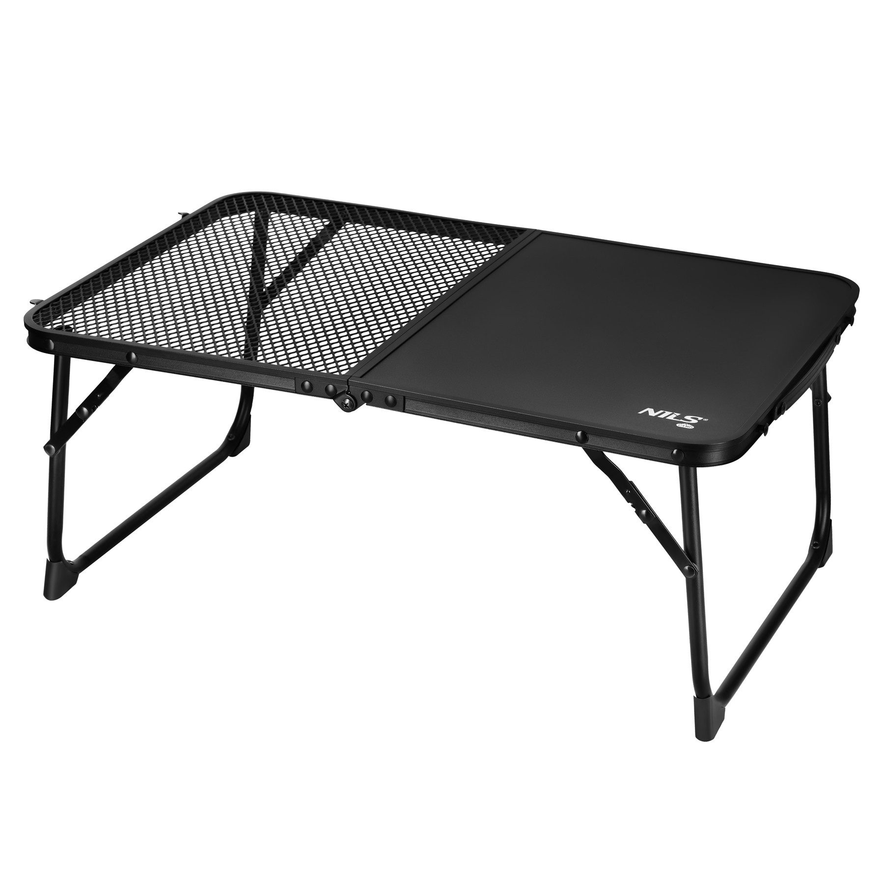 NILS CAMP Klapptisch Campingtisch Beistelltisch Falttisch (Spar-Set, 1-St., 60 x 40 x 25 cm leicht), faltbar, leicht, Tragegriff, Metallgitter