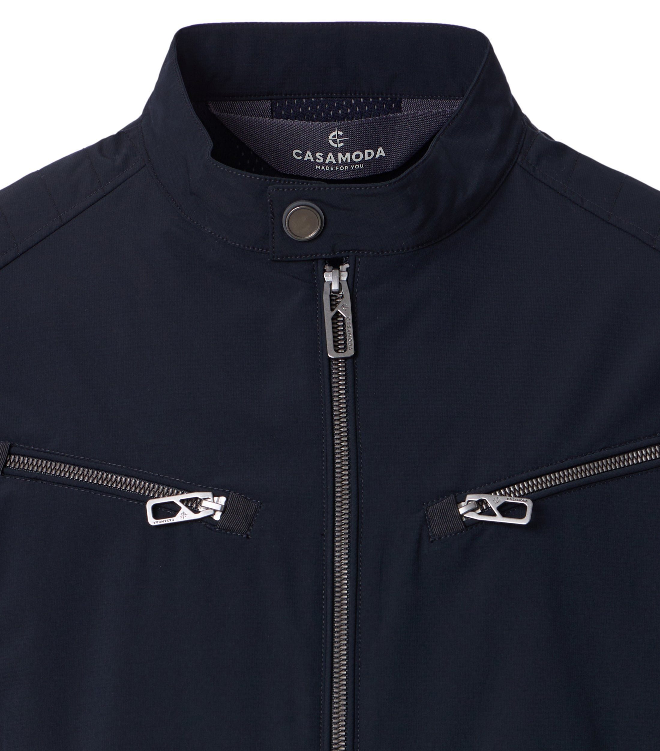 CASAMODA Bikerjacke CASAMODA Übergangsjacke uni