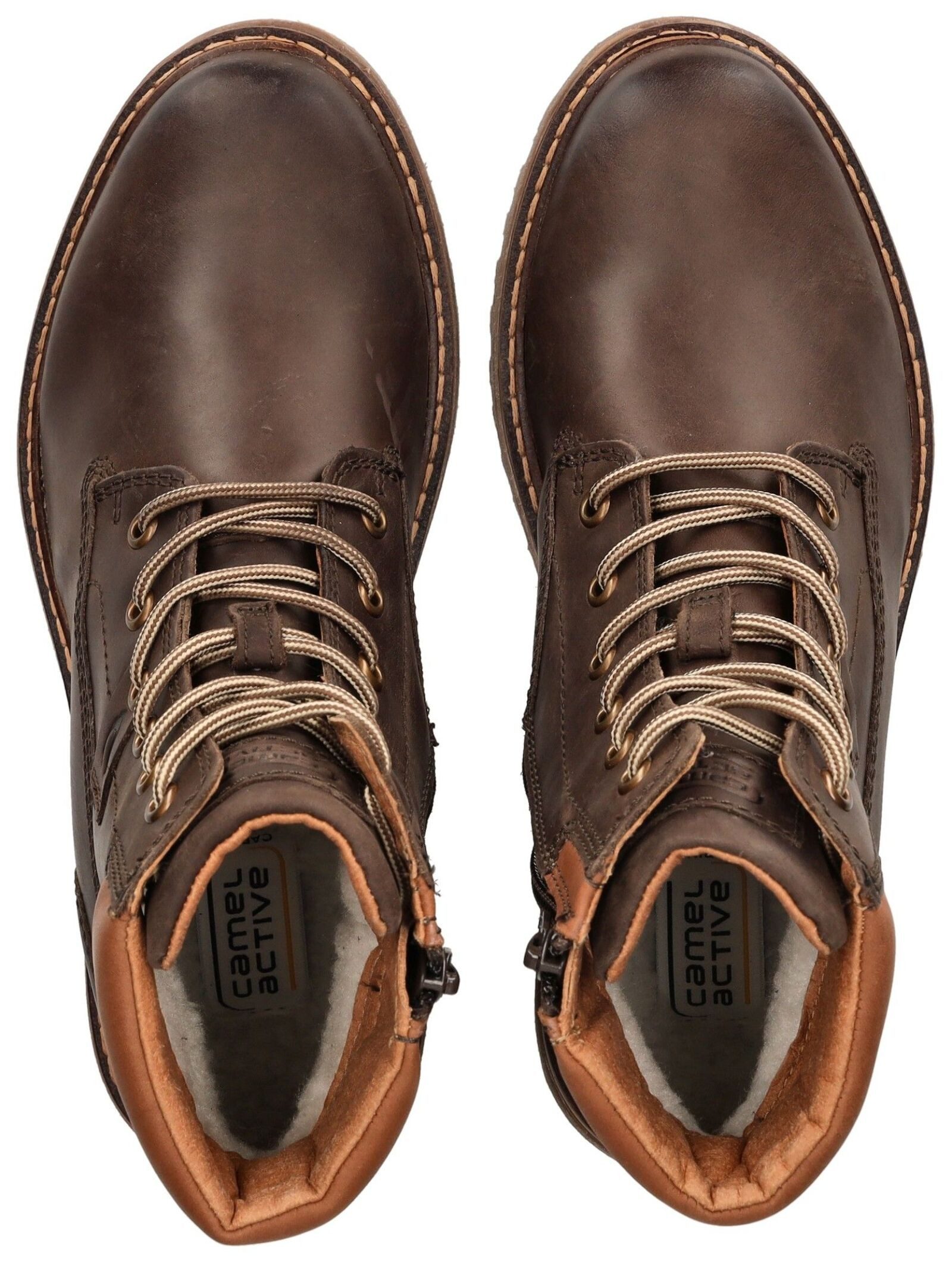 camel active camel active Stiefelette Leder Schnürstiefelette