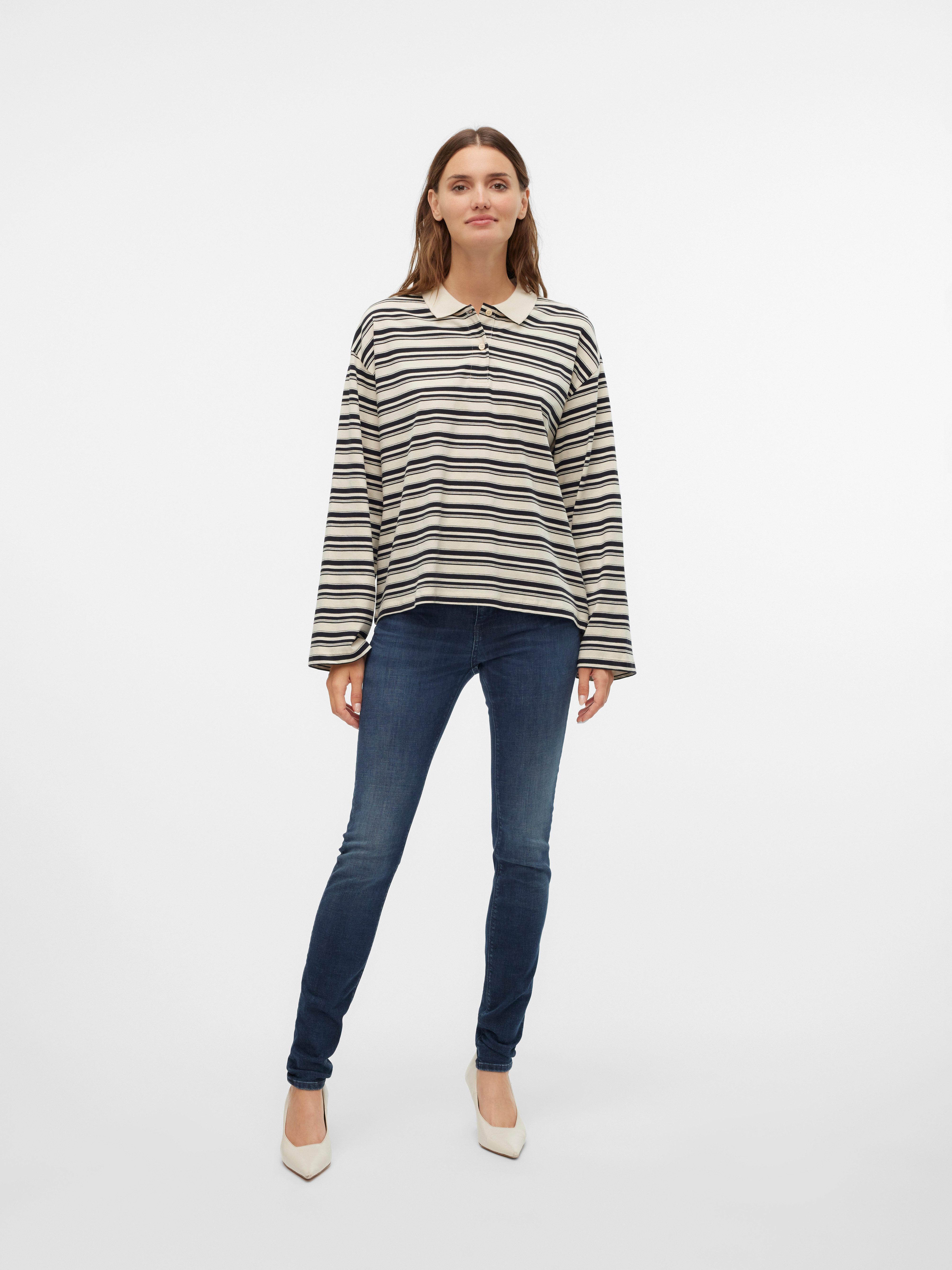 Vero Moda Slim-fit-Jeans VMLUX MR SLIM JEANS RI392 GA NOOS – Bild 4 von 5