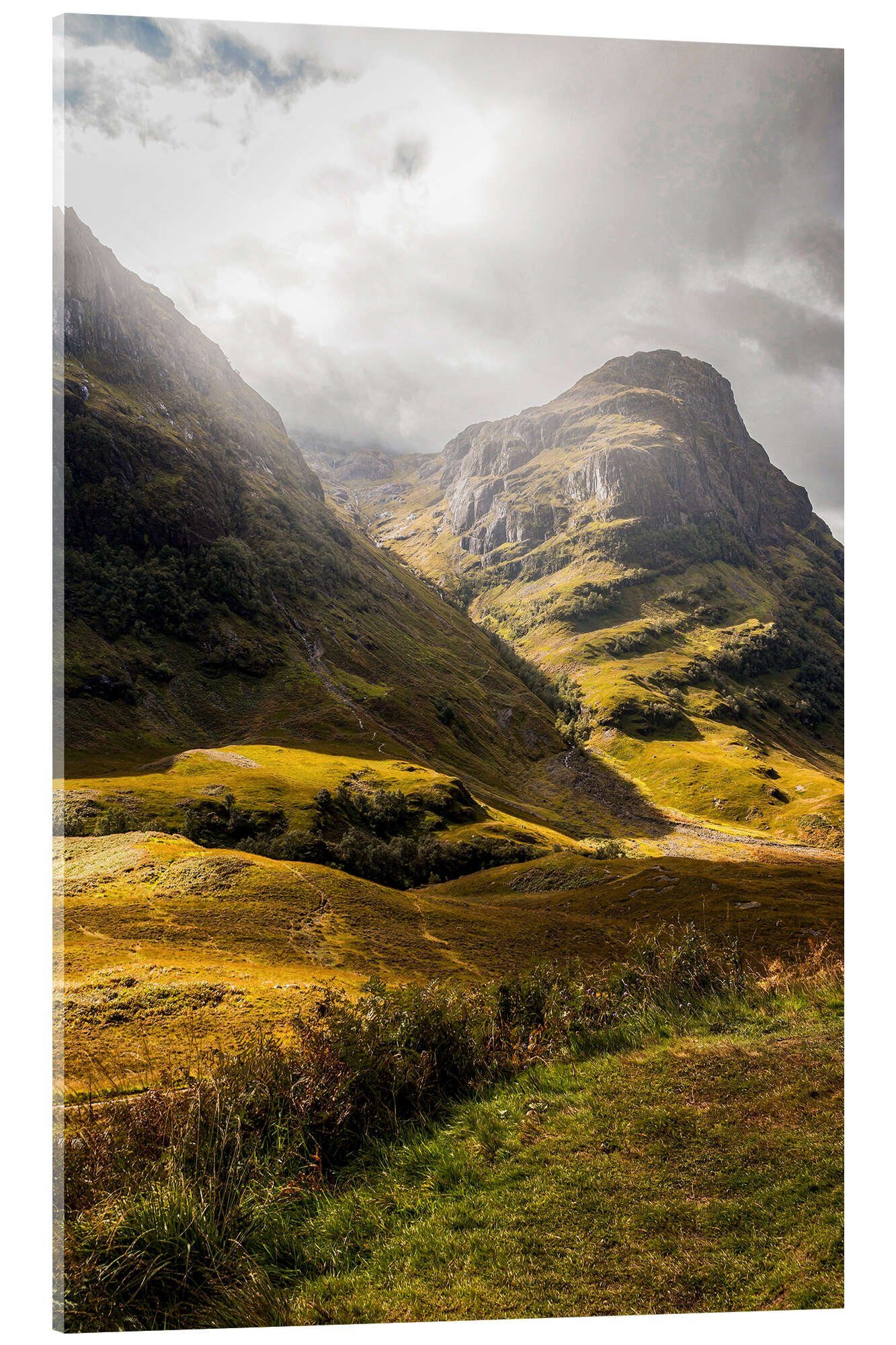 Posterlounge Wandbild Glencoe Tal Schottland, Sören Bartosch, erhältlich als Poster, Leinwandbild, Wandsticker oder Acrylglasbild
