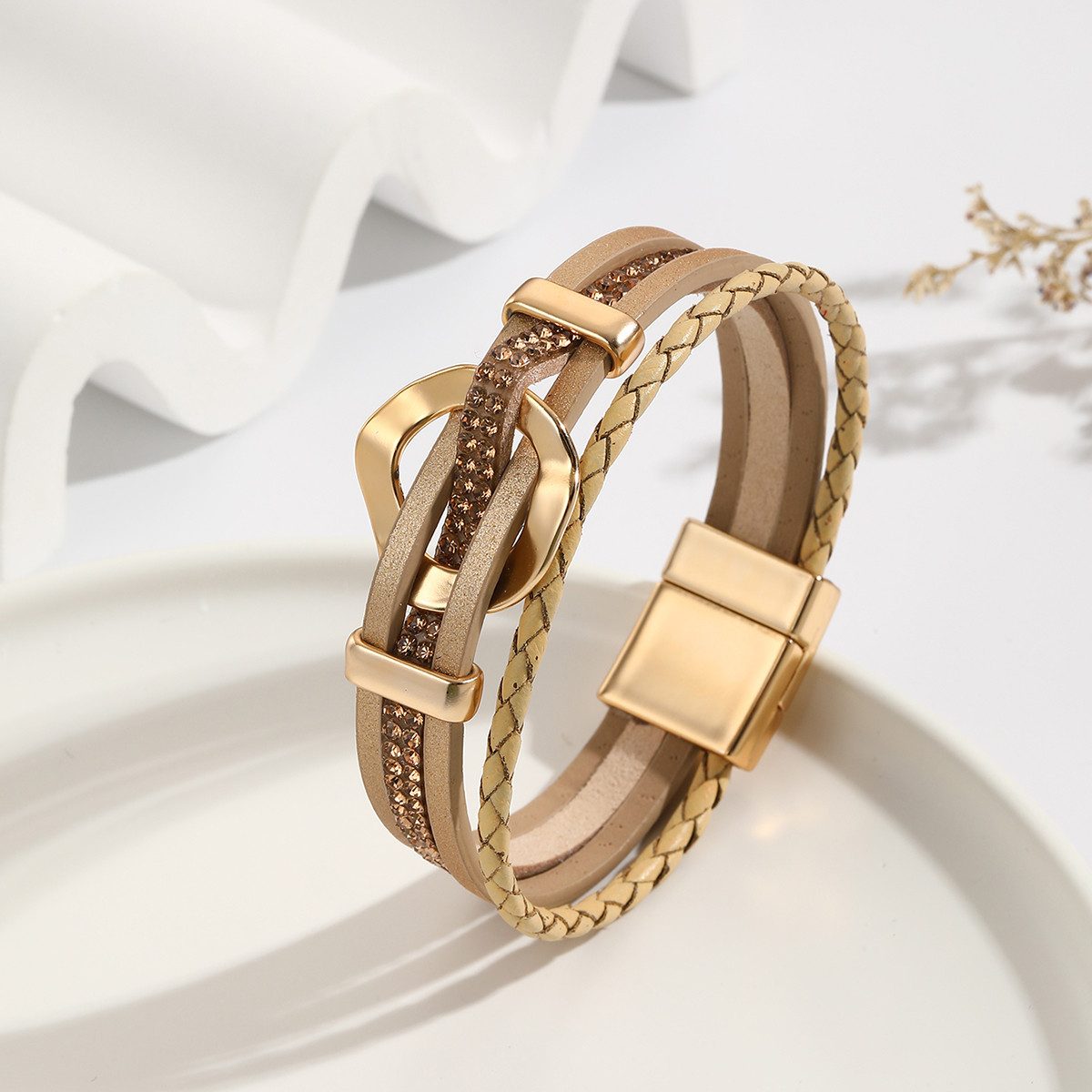 KARMA Wickelarmband Wickelarmband vers. Farben PU günstig online kaufen