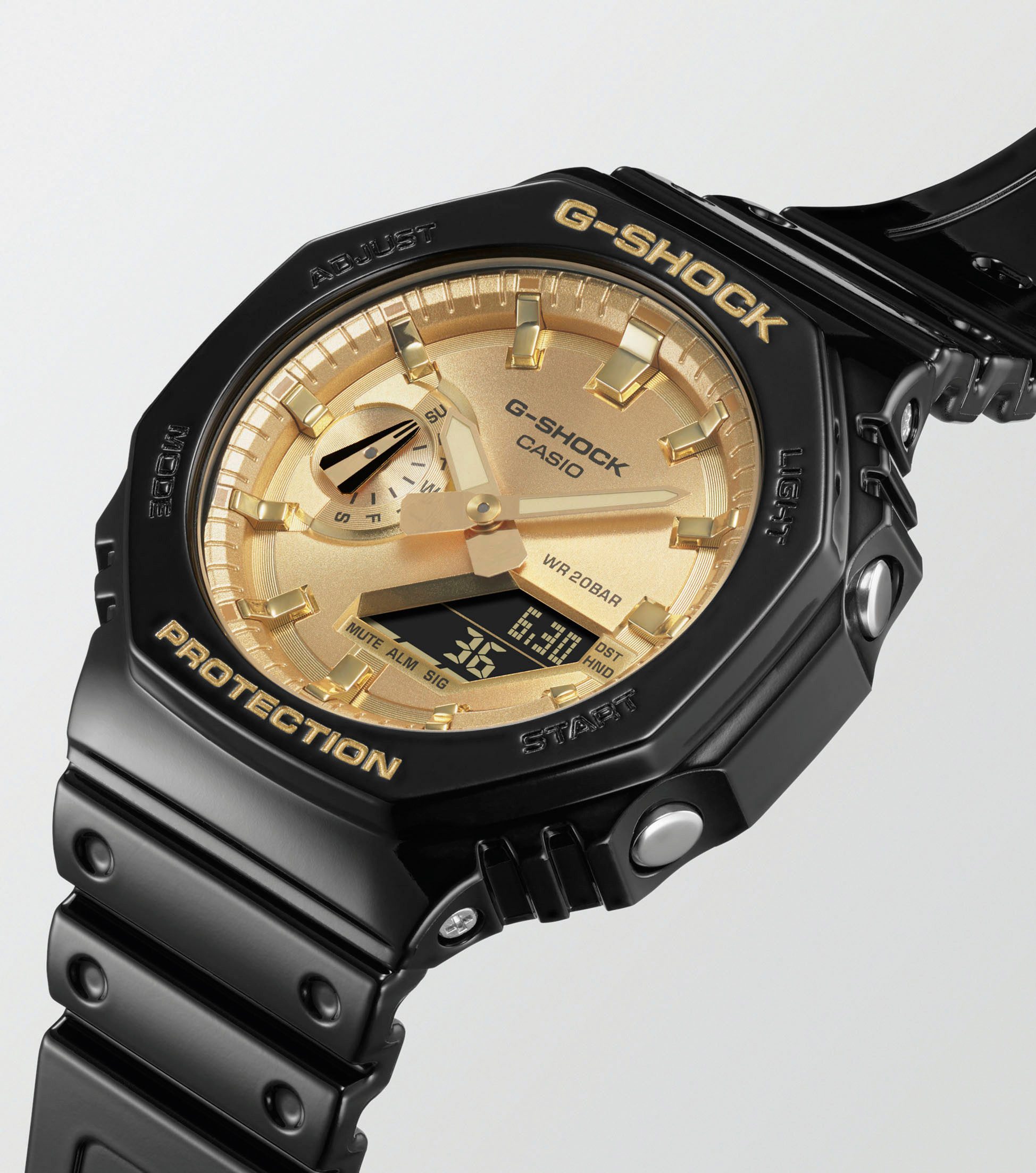 CASIO G-SHOCK Chronograph GA-2100GB-1AER, Quarzuhr,Armbanduhr,Herrenuhr,dig günstig online kaufen