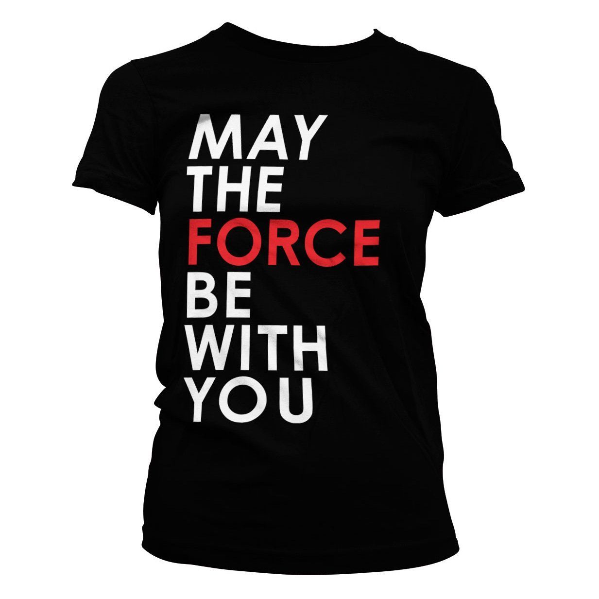 Kostüm Girlie Shirt May The Force Be With You