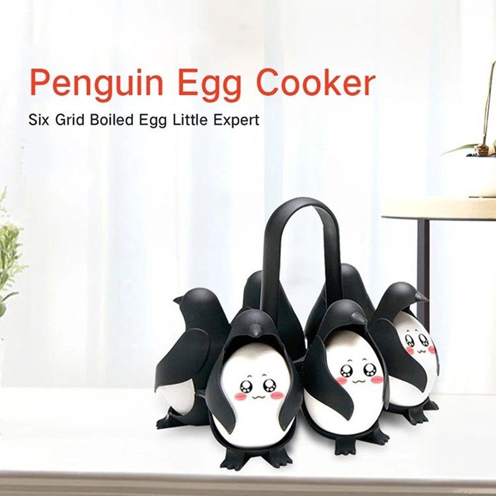 Eierholder-Pinguin Eggkocher, und (Set), Helfer XDeer im lustig praktischer Design,Universal-Eierhalter Eierbecher Leben Eieraufbewahrungsbox,Praktischer