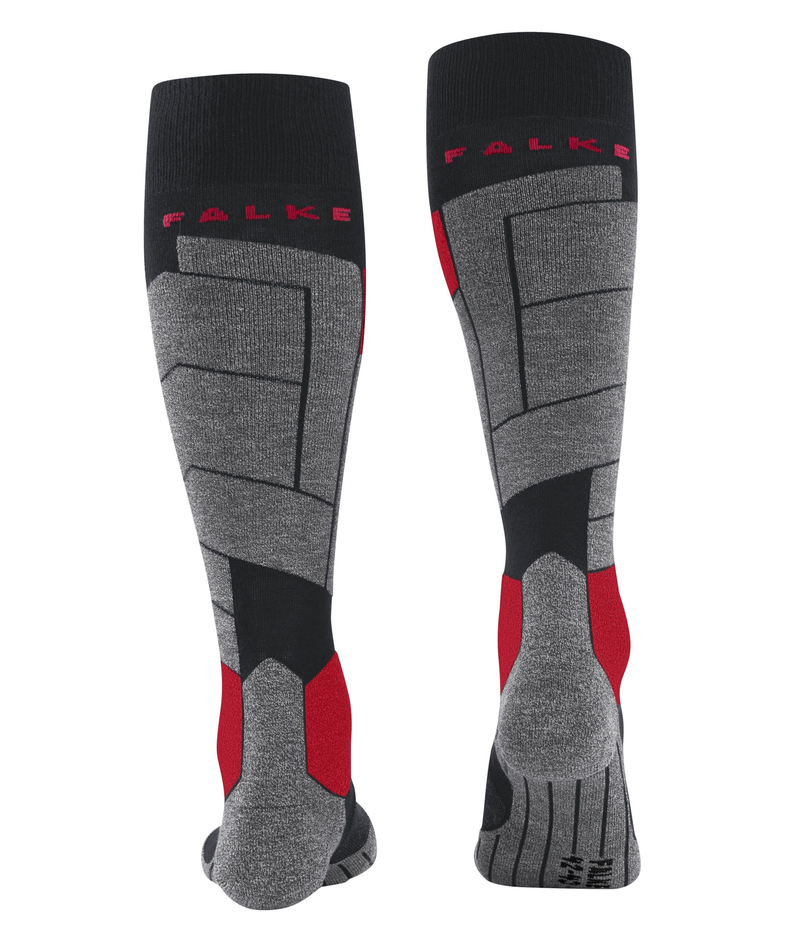 BC1 black (1-Paar) Sportsocken (3008) Schalthebelschutz Motorradsocken FALKE mit