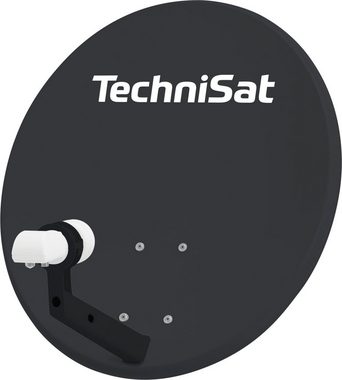 TechniSat TECHNITENNE 60 Digital SAT-Antenne (60 cm, Stahl, aus Stahl mit Twin-LNB)