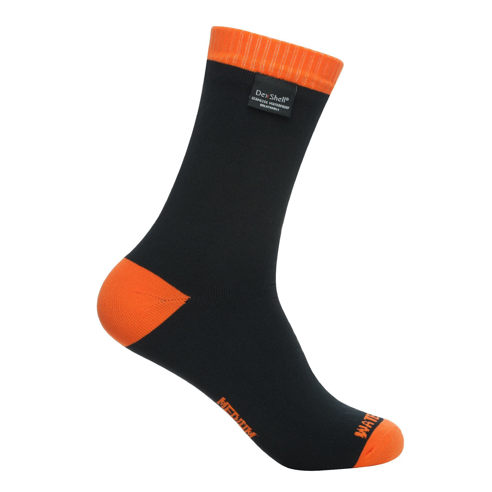 Wandersocken Thermlite (wasserdicht) schwarz/orange - 1 Paar