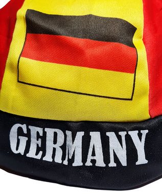 Karneval-Klamotten Kostüm Kopftuch Bandana Deutschland schwarz rot gold 2 x, Weltmeisterschaft WM EM Fan Artikel Fußball Party