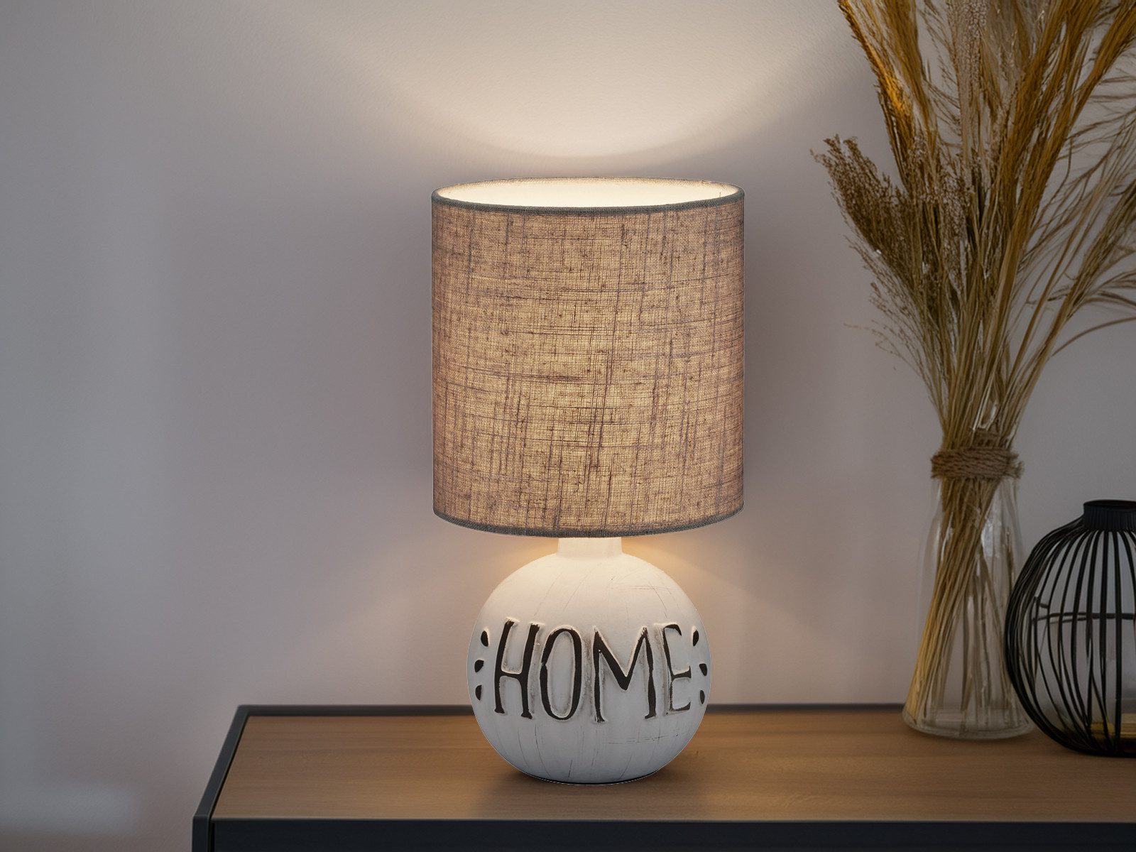 Reality Leuchten LED Tischleuchte, LED wechselbar, Warmweiß, stylisch-e Des günstig online kaufen