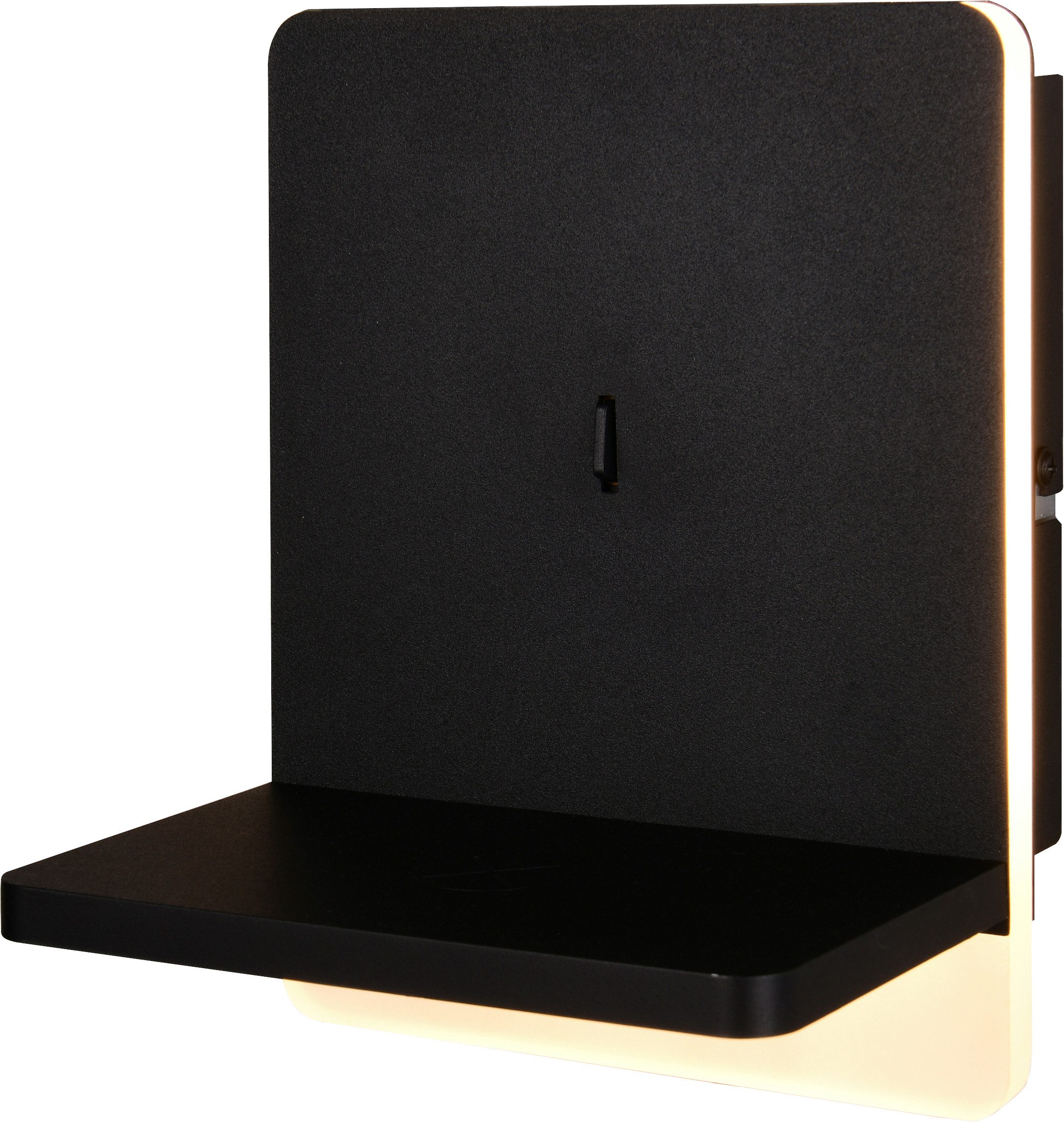 TRIO Leuchten LED Wandleuchte FAIRFIELD, Wand Nachttischleuchte, induktive Ladestation USB-Anschluss, Dimmfunktion, Ein-/Ausschalter, USB-Anschluss mit Ladefunktion, mehrere Helligkeitsstufen, LED fest integriert, Warmweiß, LED Wandleuchte 9W 950 Lumen warmweiß dimmbar indirektes Licht