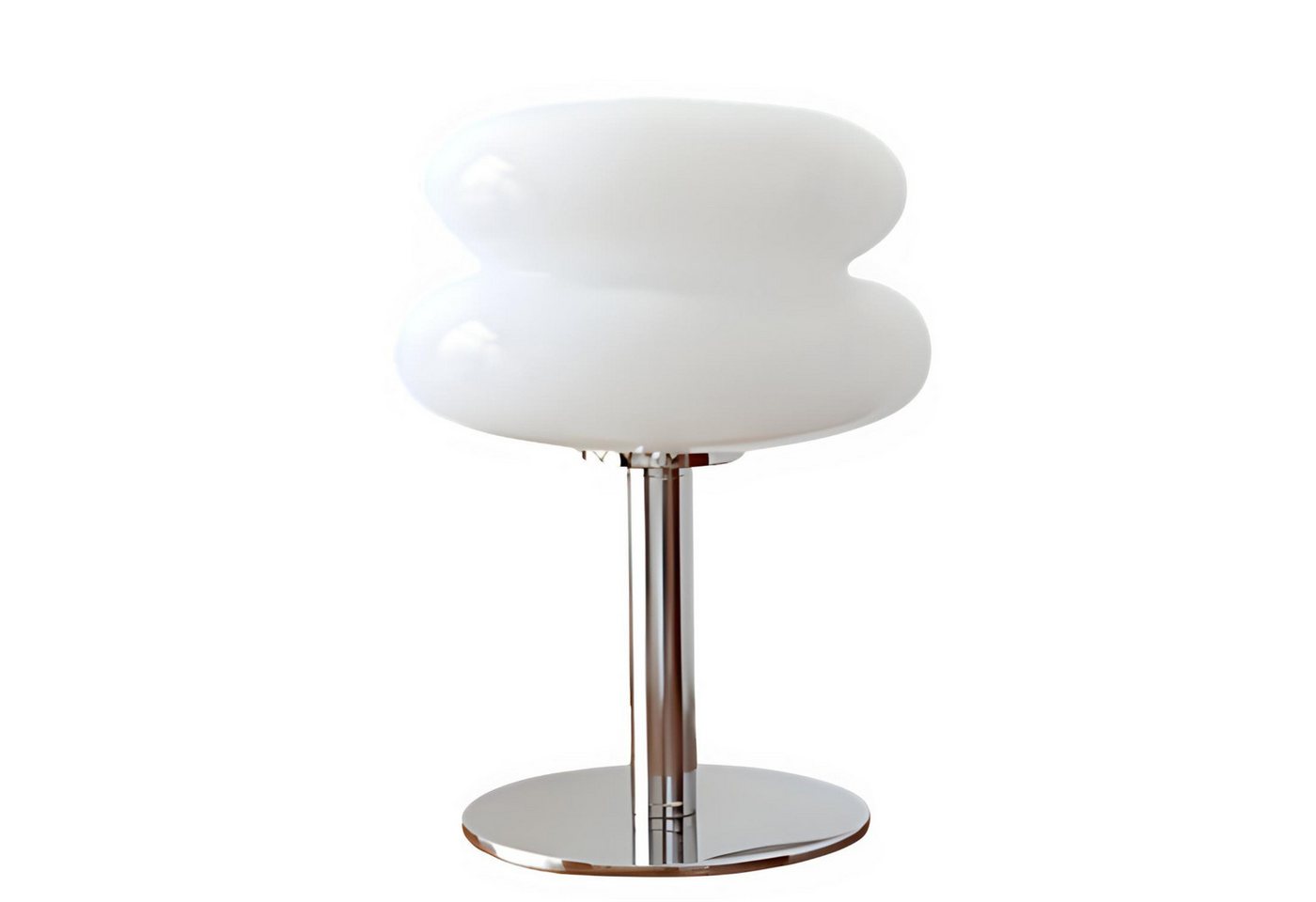 Norvéa Home LED Nachttischlampe dimmbare Tischlampe aus Glas, LED fest integriert, Farbwechsler, Kaltweiß, Neutralweiß, Warmweiß, dimmbar via integriertem Controller, LED-Technologie