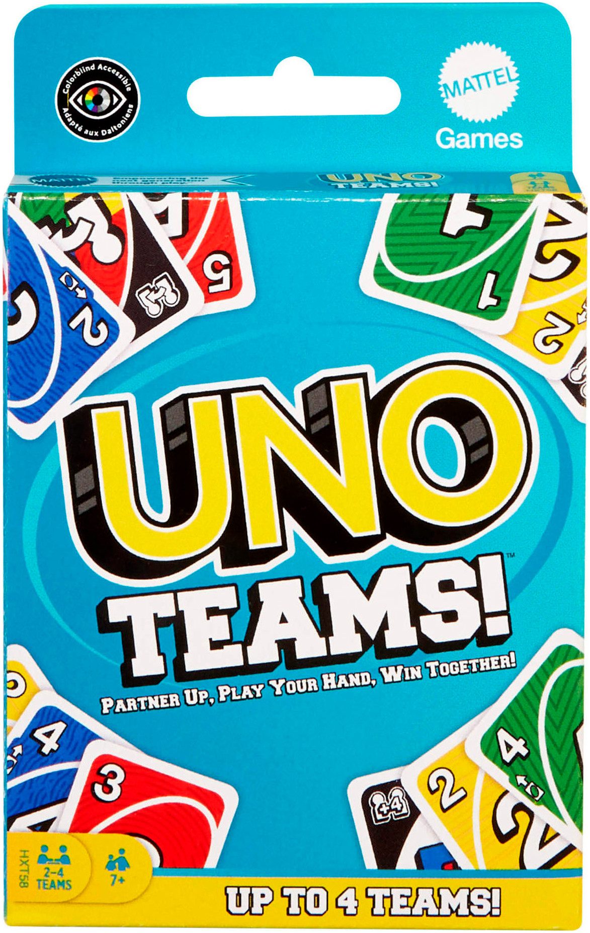 Mattel games Spiel UNO Teams, Kartenspiel