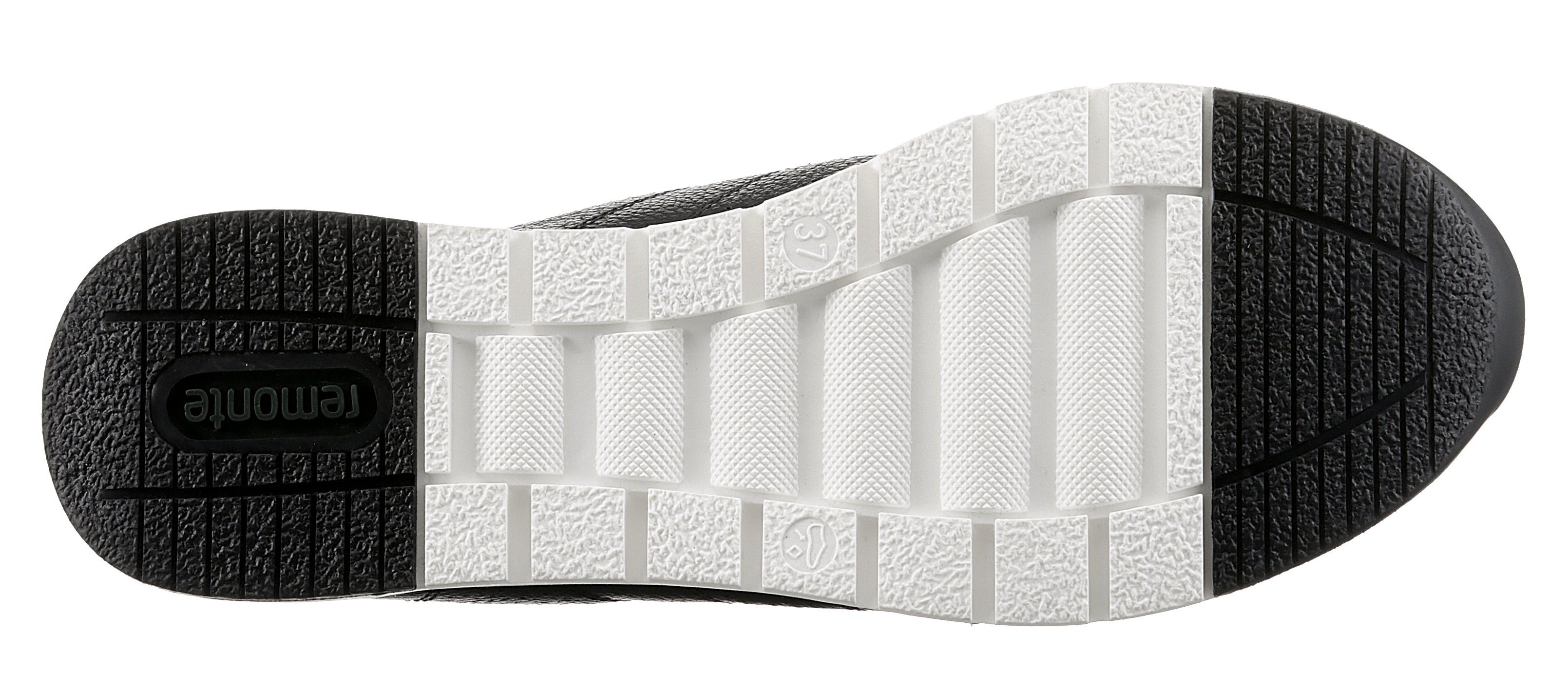 Remonte Keilsneaker mit gepolstertem Fußbett, Freizeitschuh, Halbschuh, Schnürschuh