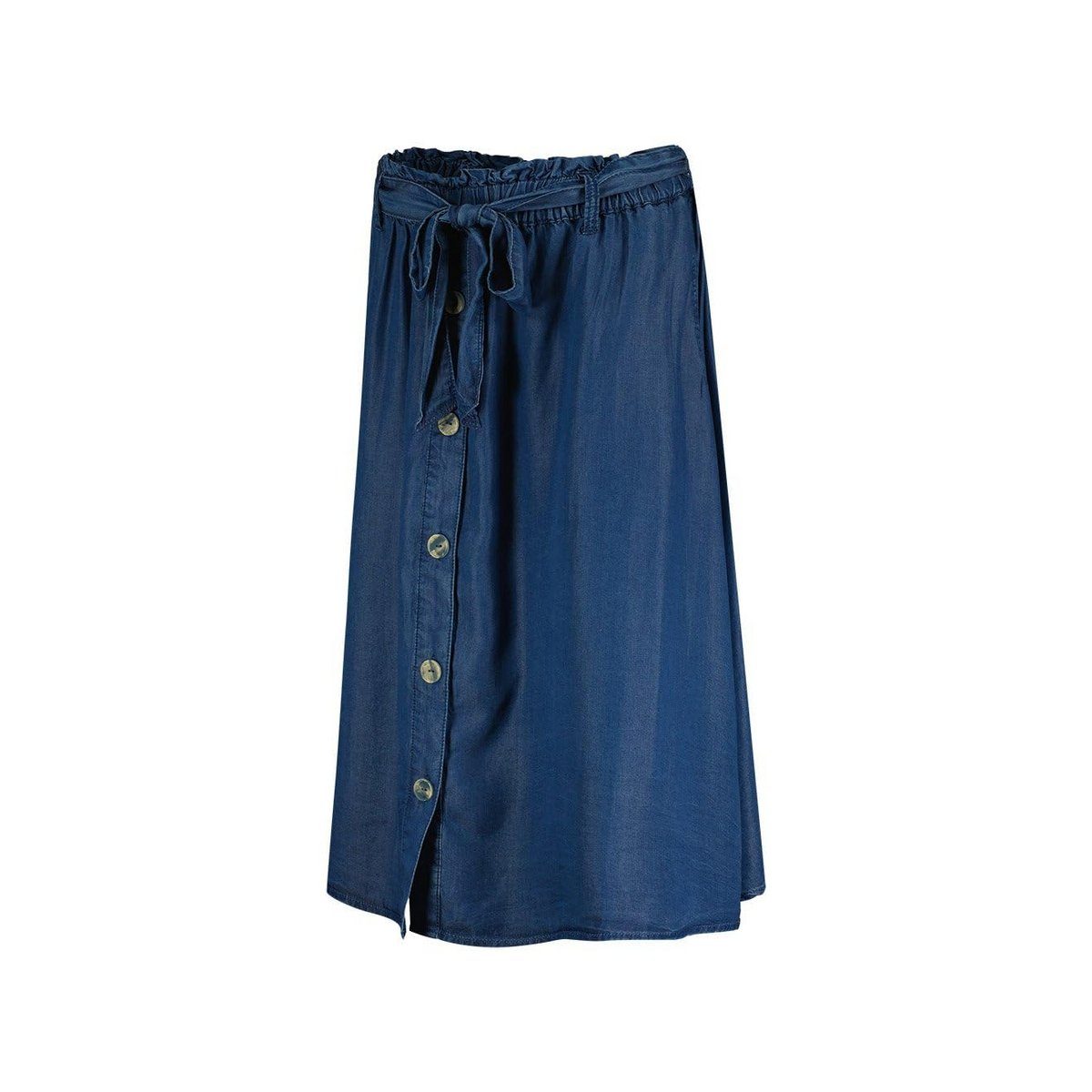 ONLY Jerseyrock blau passform textil (1-tlg)
