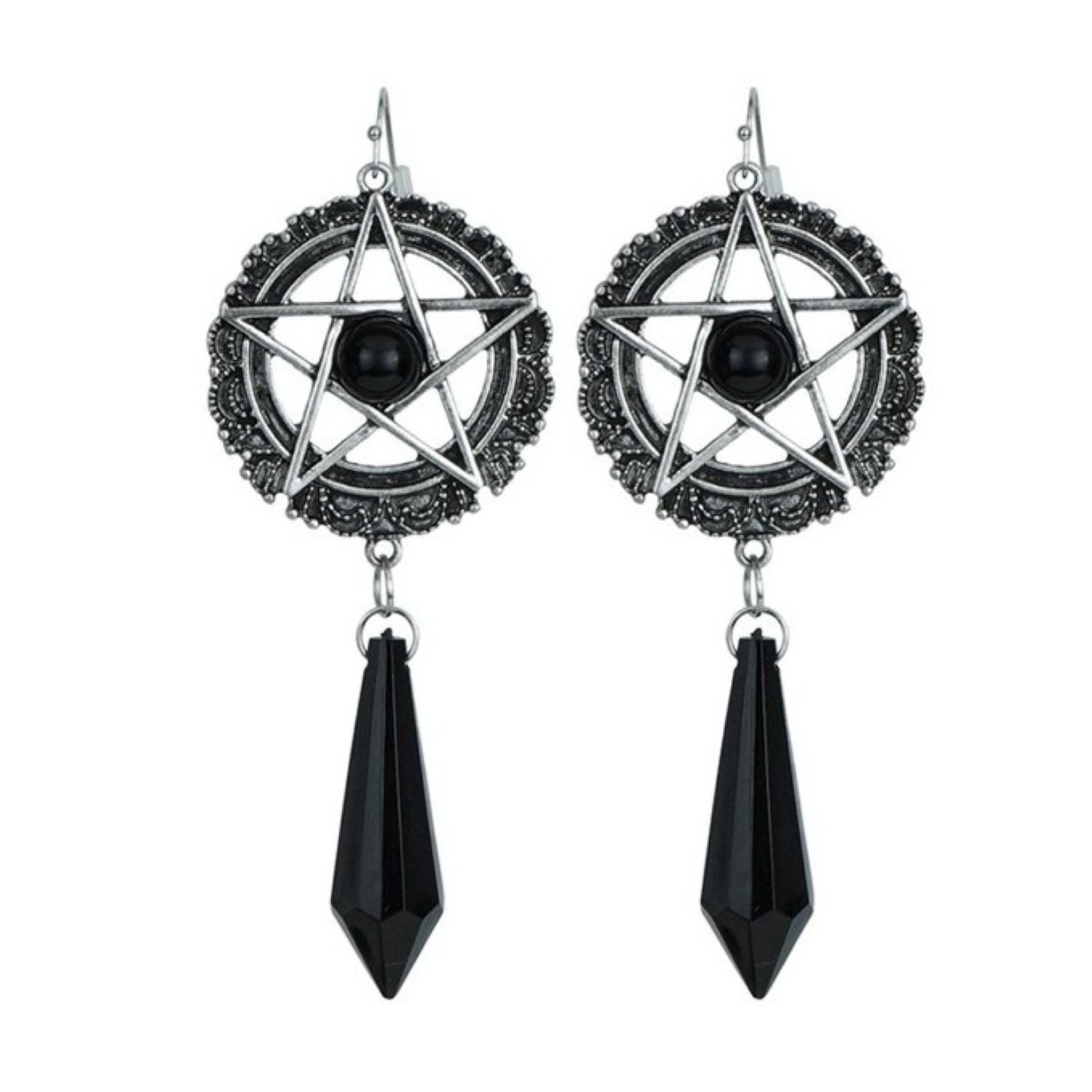 Widmann S.r.l. Kostüm Satanische Ohrringe, Schwarz